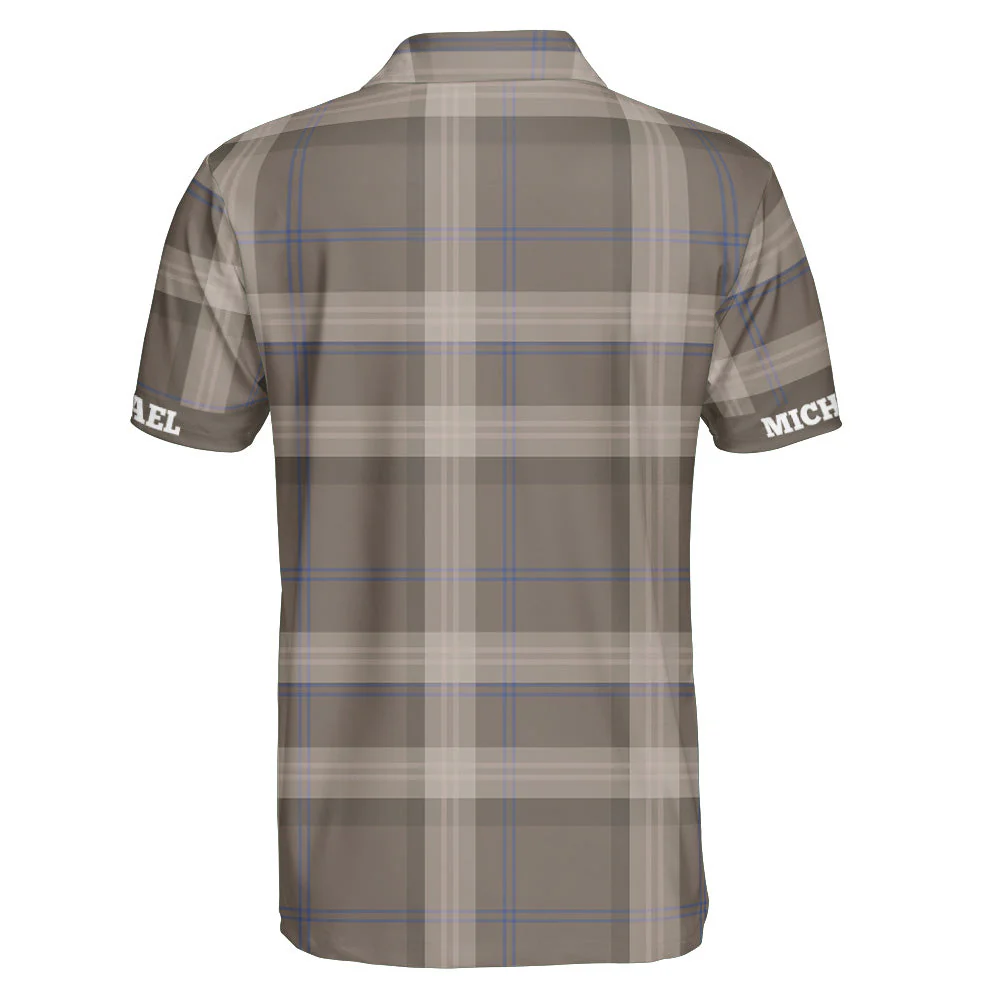Striped Polo Vintage Style Gift For Dad Men Husband - Custom Polo Shirt - Image 5