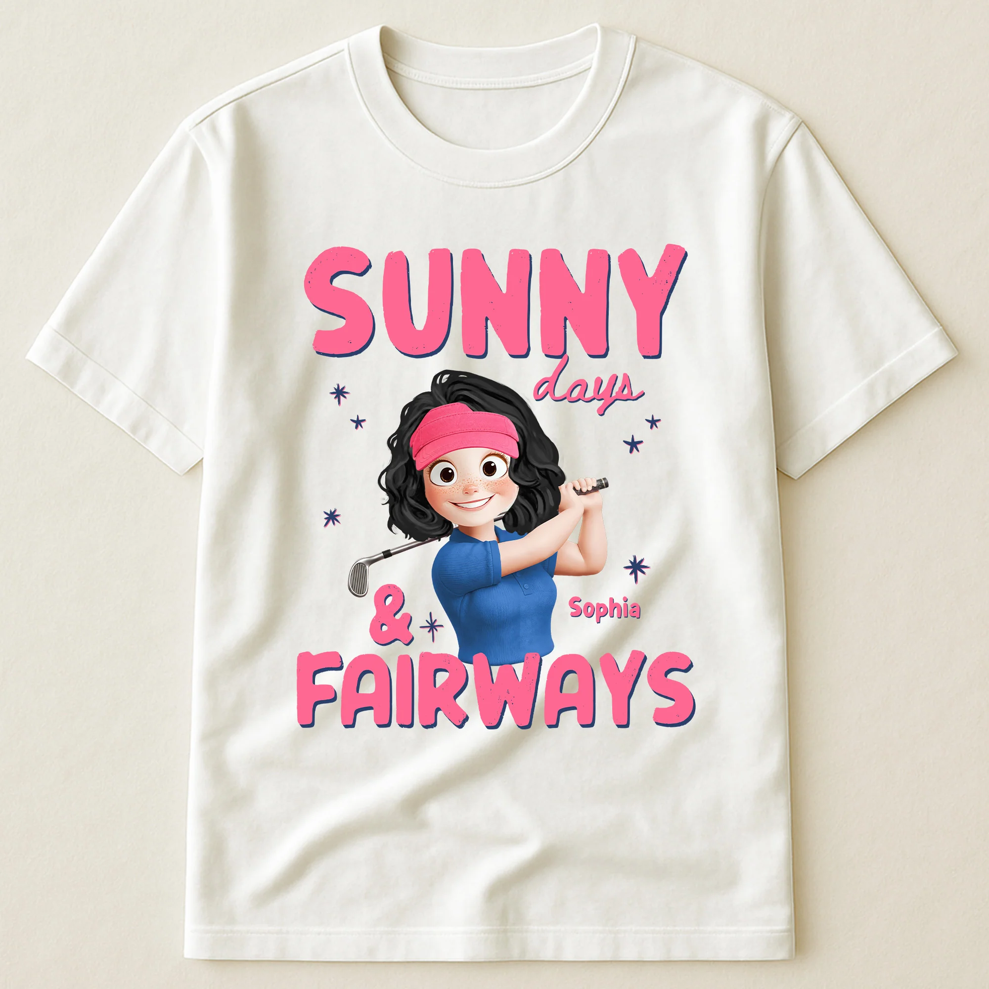 Sunny Days & Fairways - Personalized Shirt - Image 3