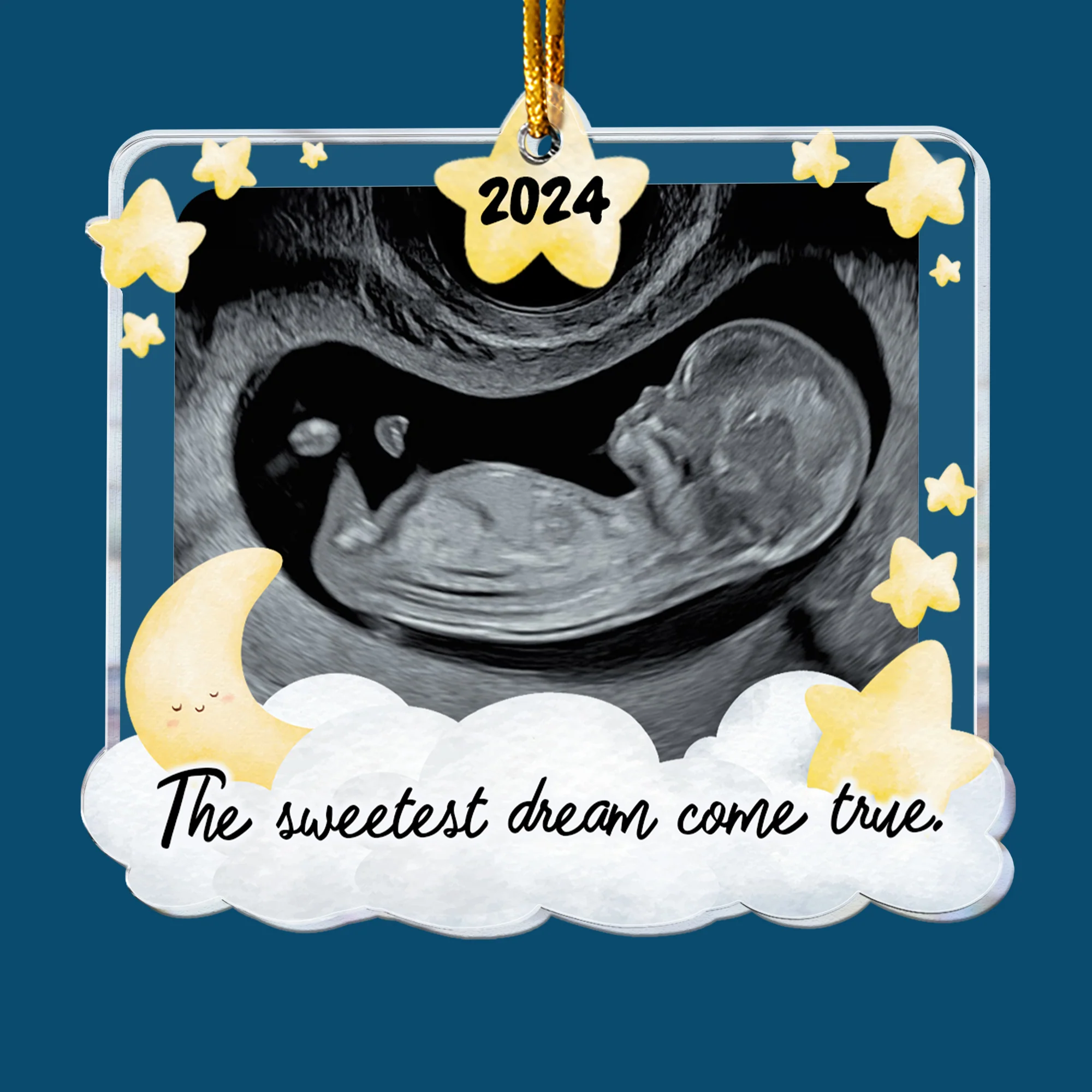 Sweetest Dream Come True - Personalized Acrylic Photo Ornament - Image 7