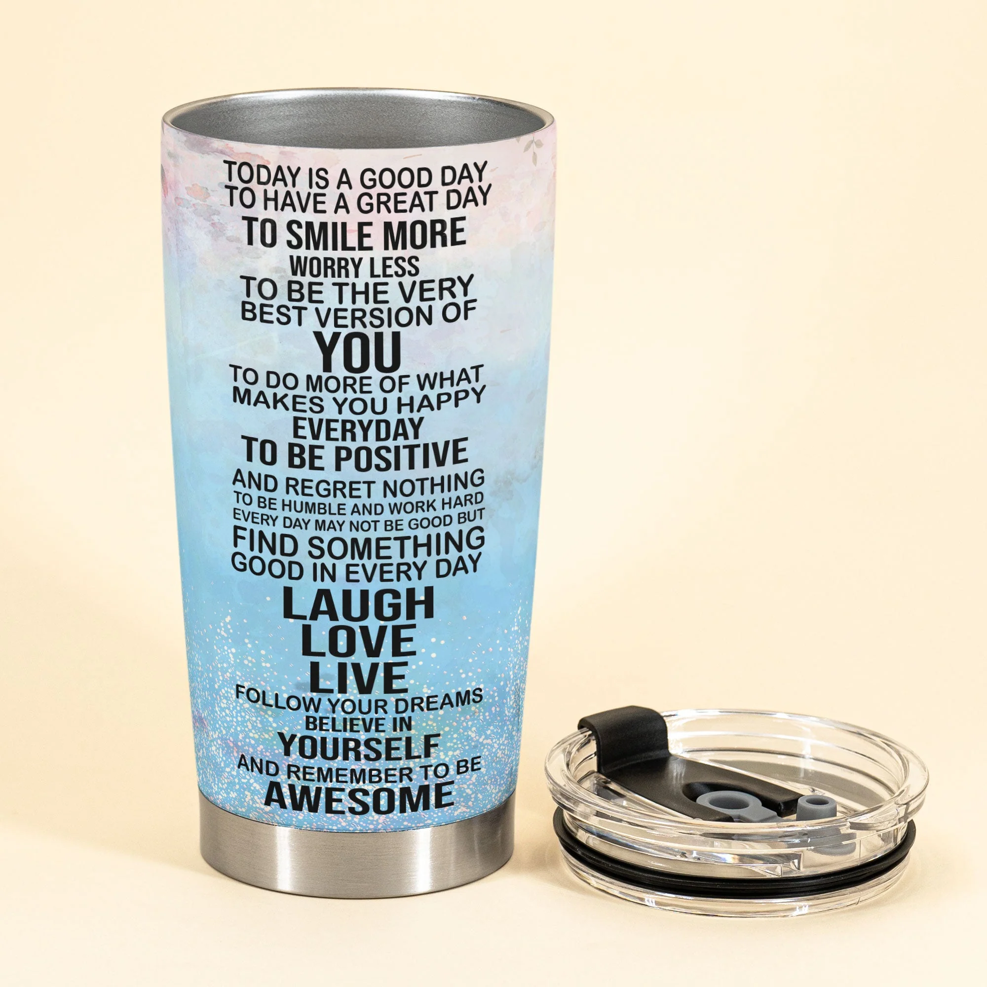 Teach Love Inspire - Personalized Tumbler Cup - Gift For Teacher - Image 3