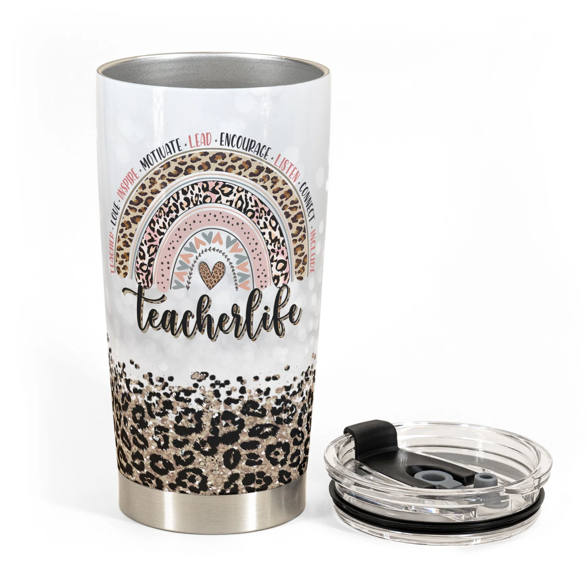 Teacher Life - Personalized Tumbler Cup - Birthday Gift For Teachers - Image 3