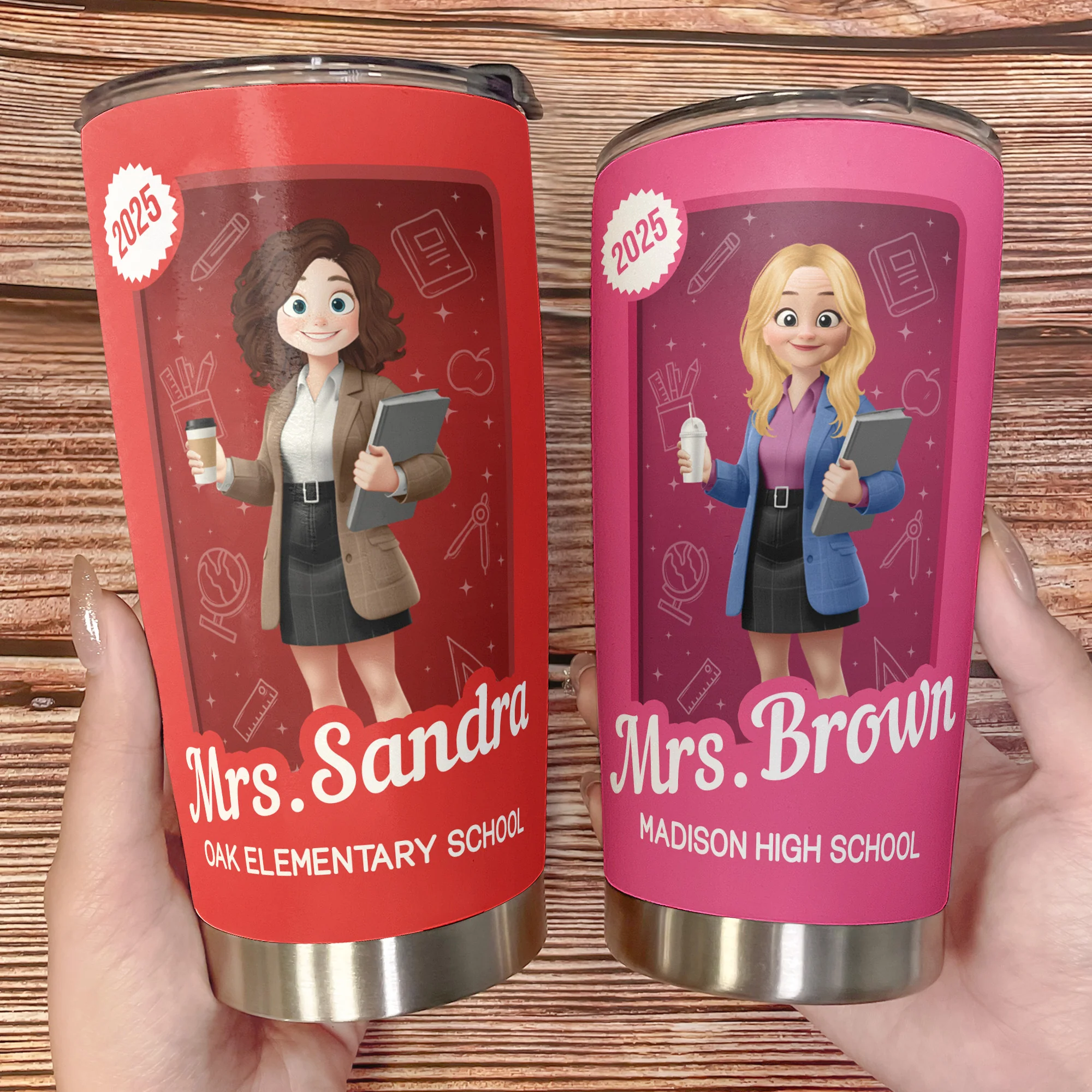 Teacher Toy Box - Teacher Personalized Gift - Personalized Tumbler Cup - Image 3
