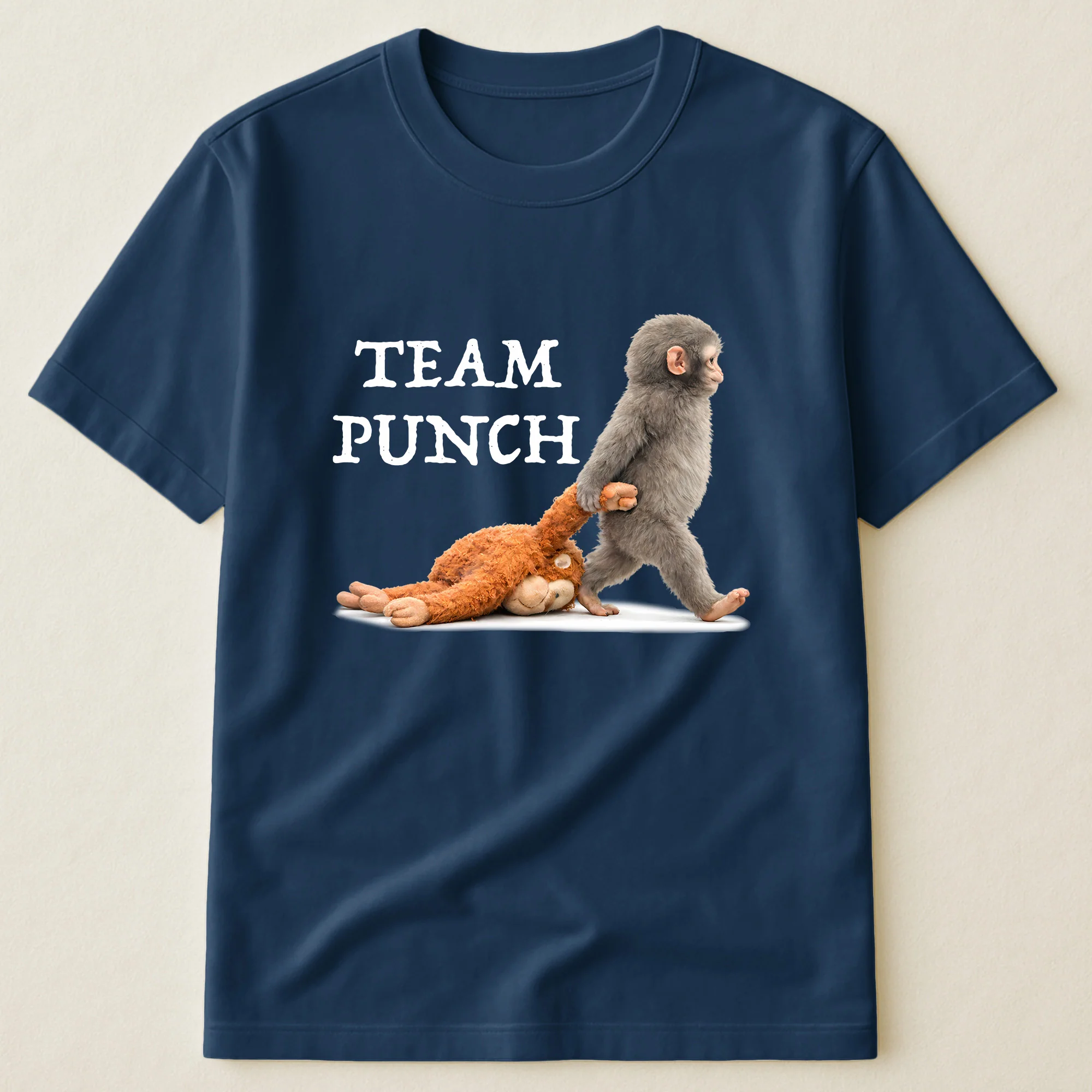 Team Punch Baby Monkey Punch - Support Animal, Peace Lovers - Shirt - Image 12