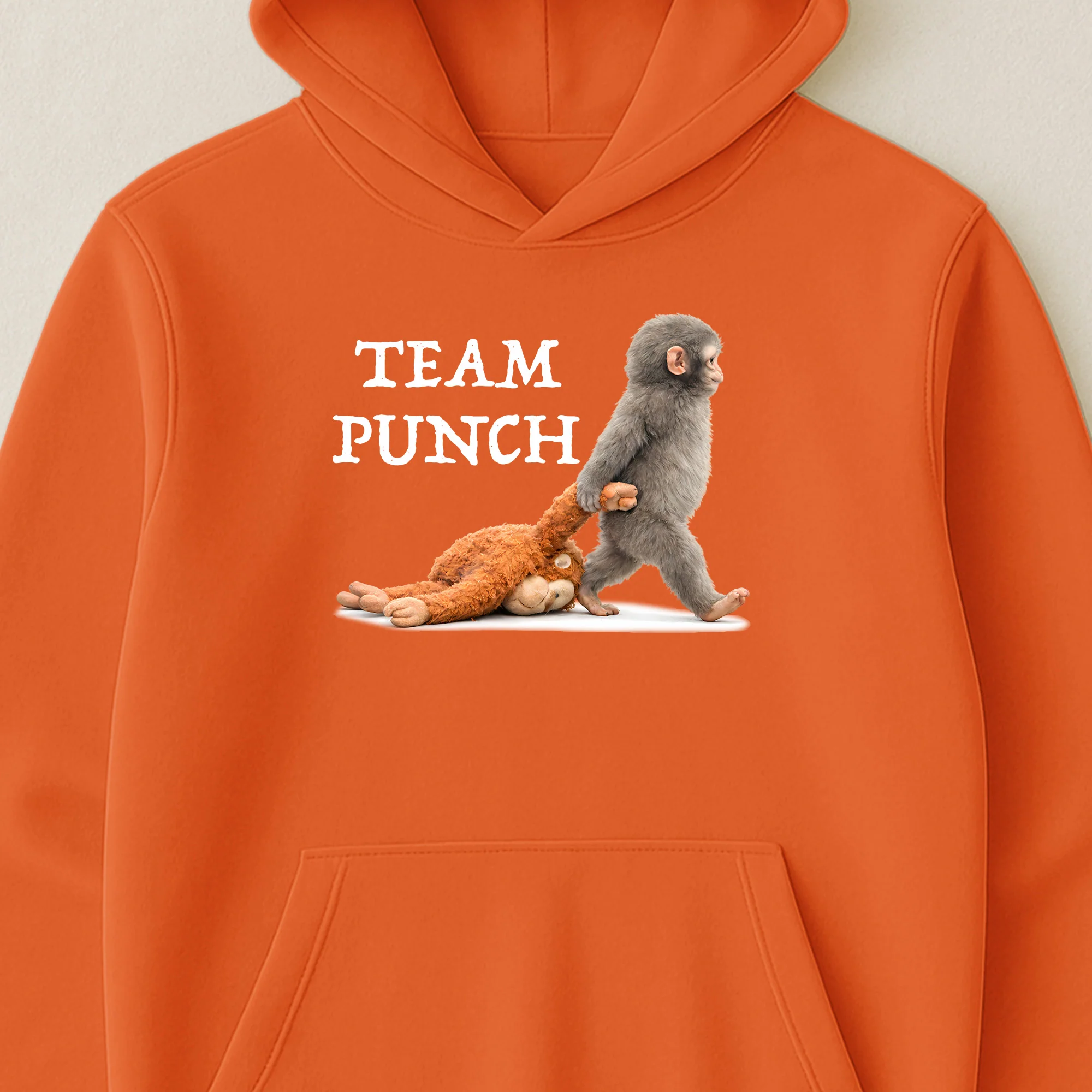 Team Punch Baby Monkey Punch - Support Animal, Peace Lovers - Shirt - Image 26