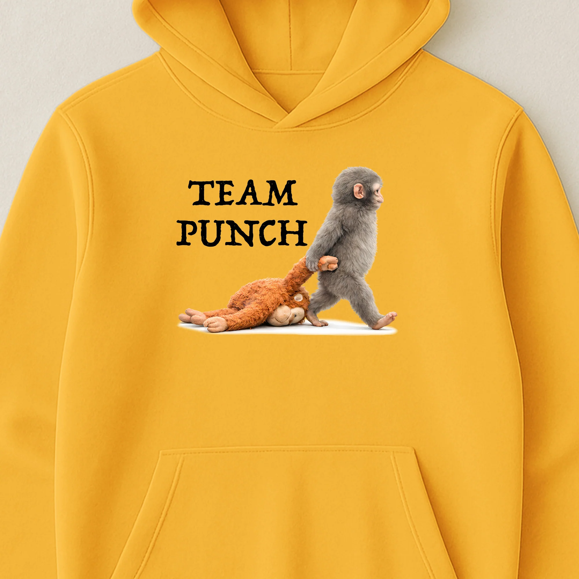 Team Punch Baby Monkey Punch - Support Animal, Peace Lovers - Shirt - Image 27