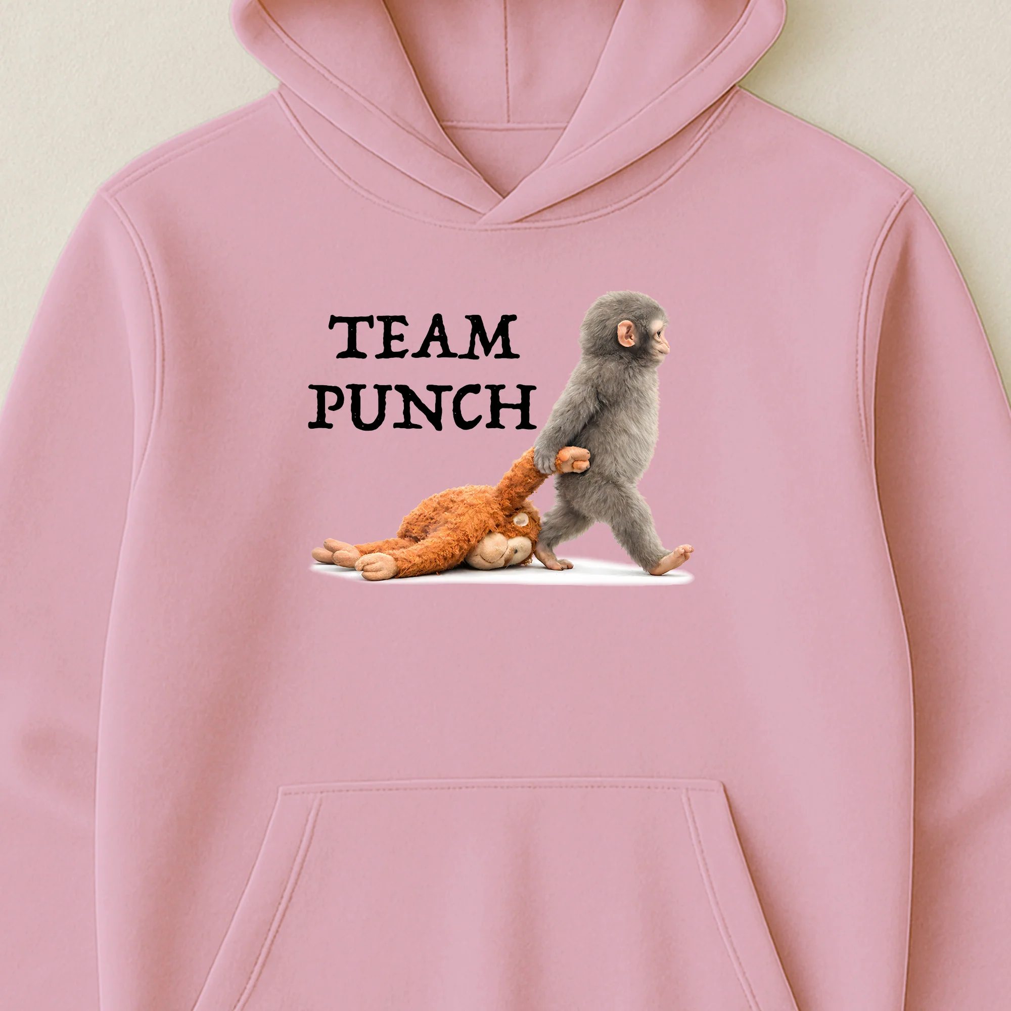 Team Punch Baby Monkey Punch - Support Animal, Peace Lovers - Shirt - Image 31