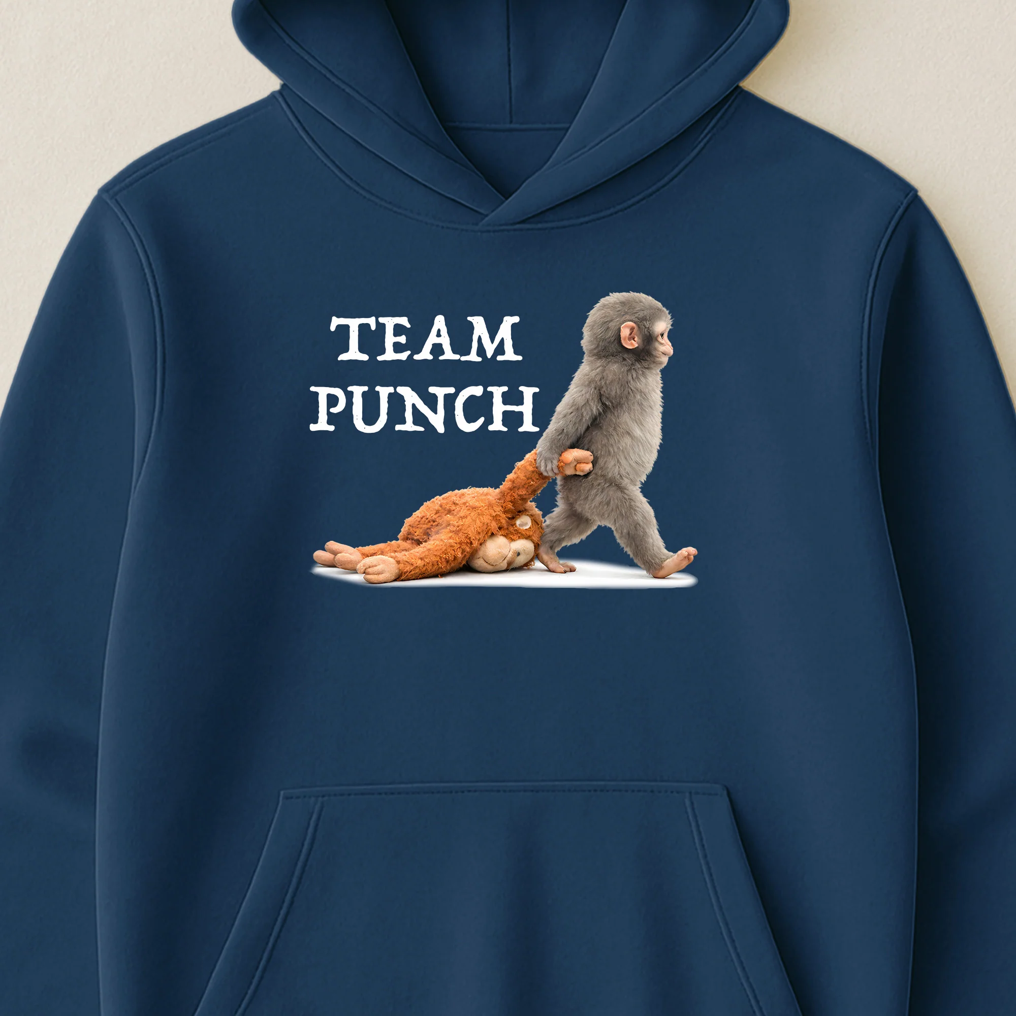 Team Punch Baby Monkey Punch - Support Animal, Peace Lovers - Shirt - Image 35