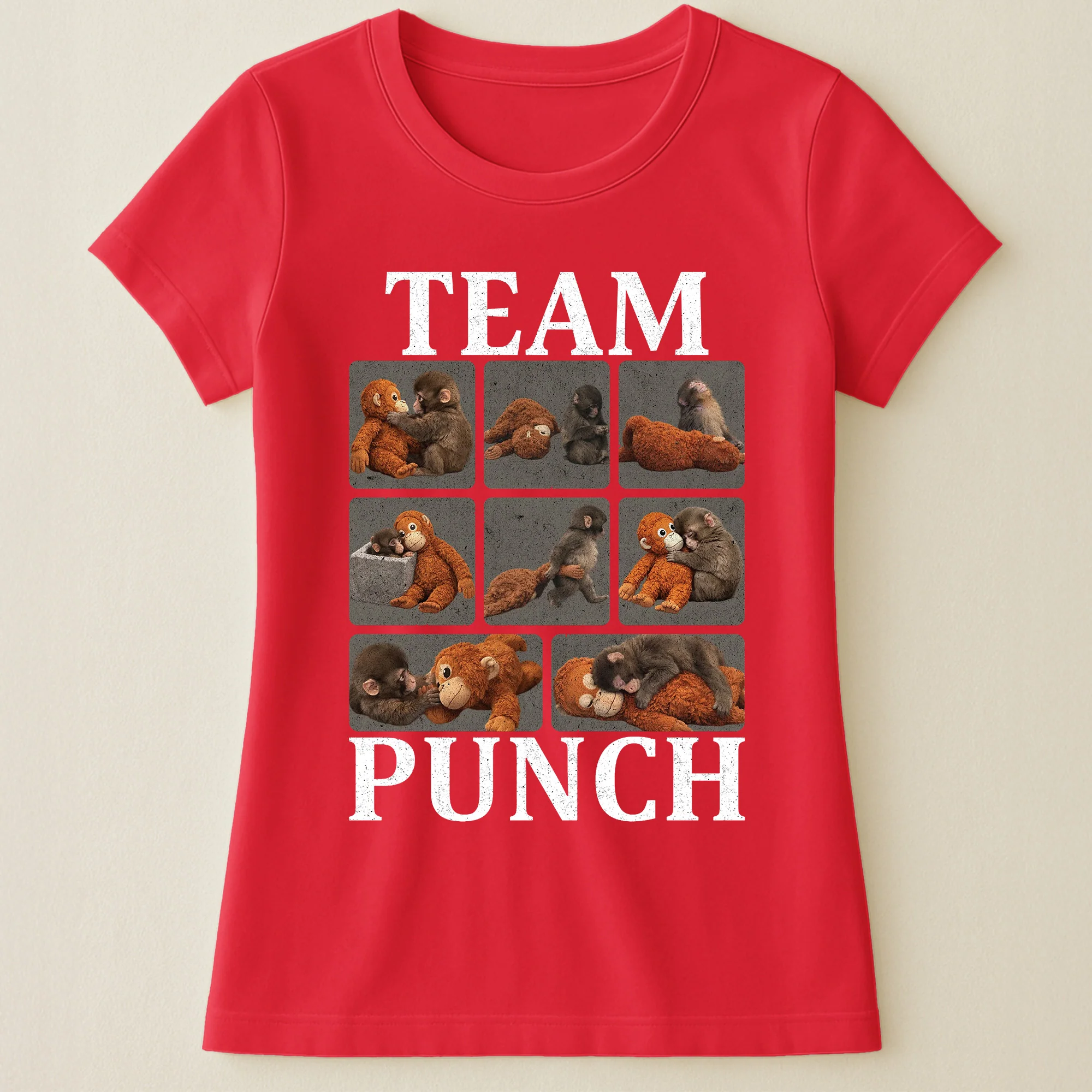 Team Punch - Punch Monkey Lovers, Animal Support, Peace Lovers - Shirt - Image 30