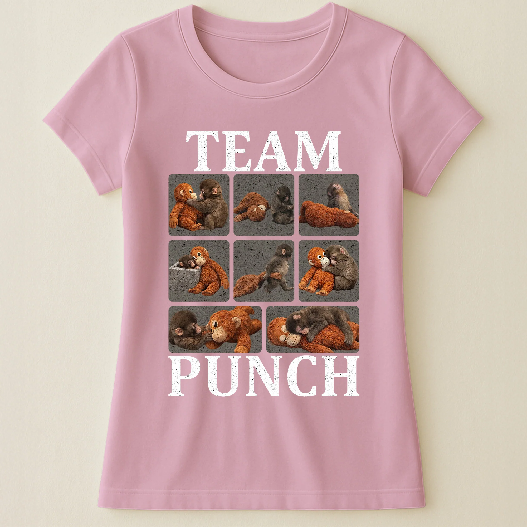 Team Punch - Punch Monkey Lovers, Animal Support, Peace Lovers - Shirt - Image 33