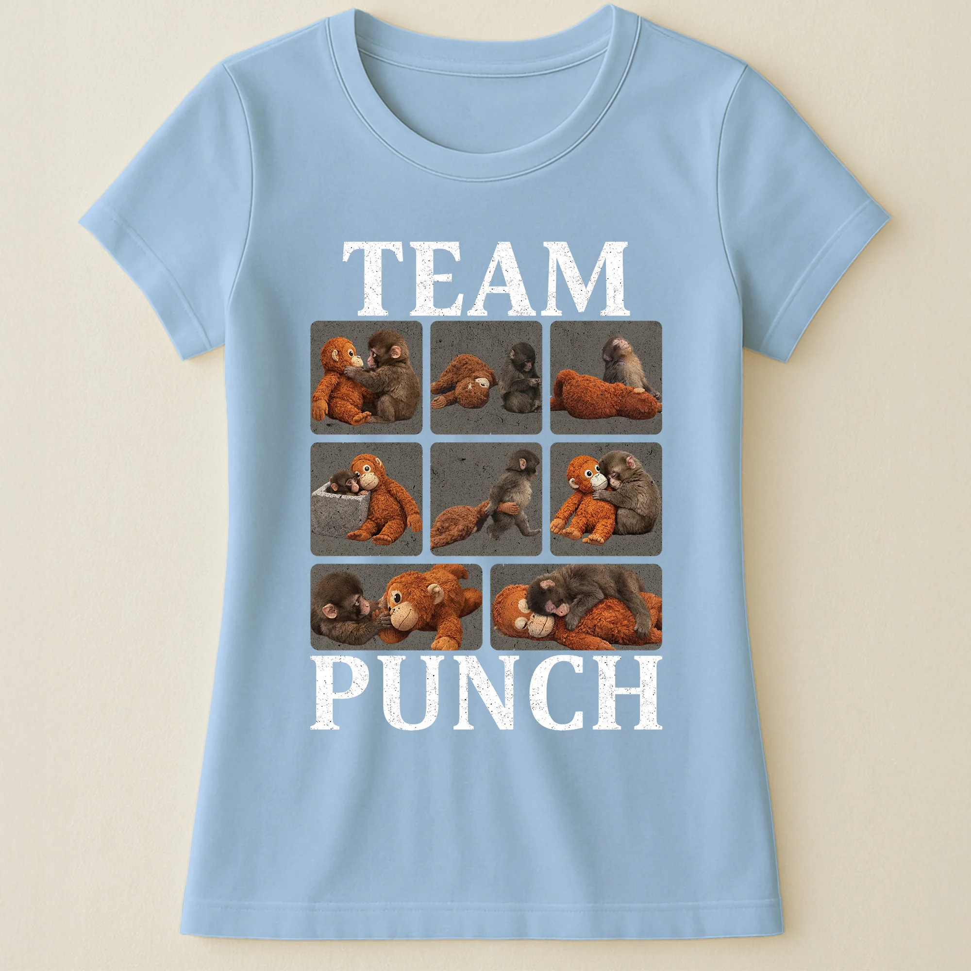 Team Punch - Punch Monkey Lovers, Animal Support, Peace Lovers - Shirt - Image 34