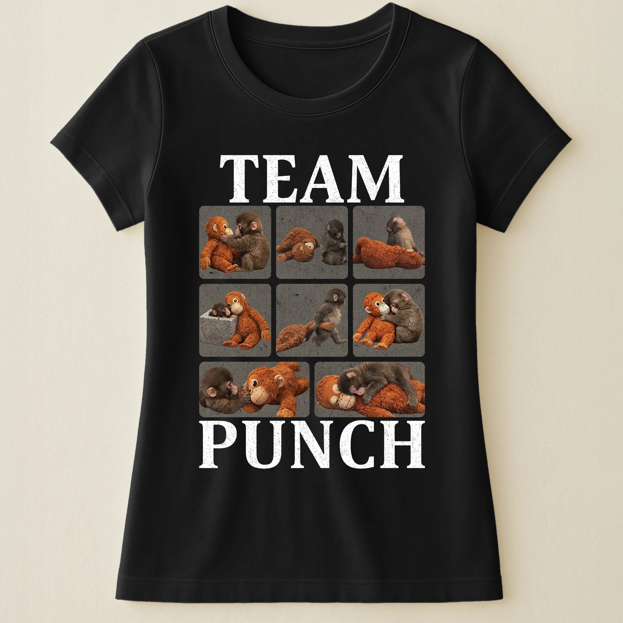 Team Punch - Punch Monkey Lovers, Animal Support, Peace Lovers - Shirt - Image 35