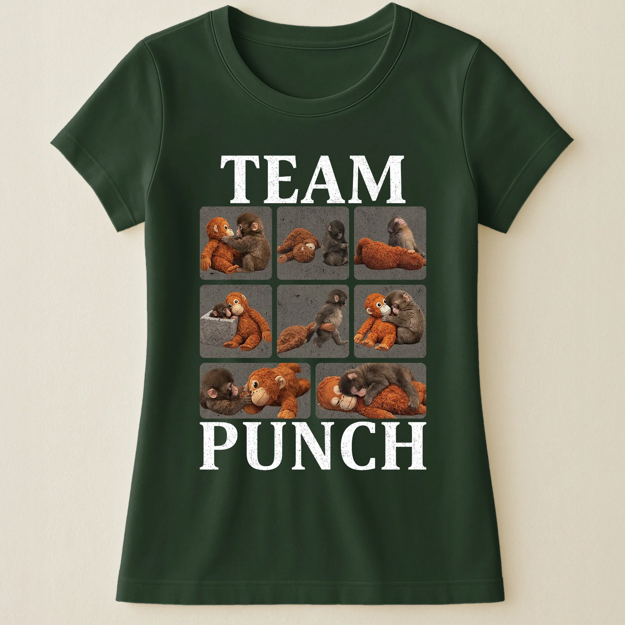 Team Punch - Punch Monkey Lovers, Animal Support, Peace Lovers - Shirt - Image 36