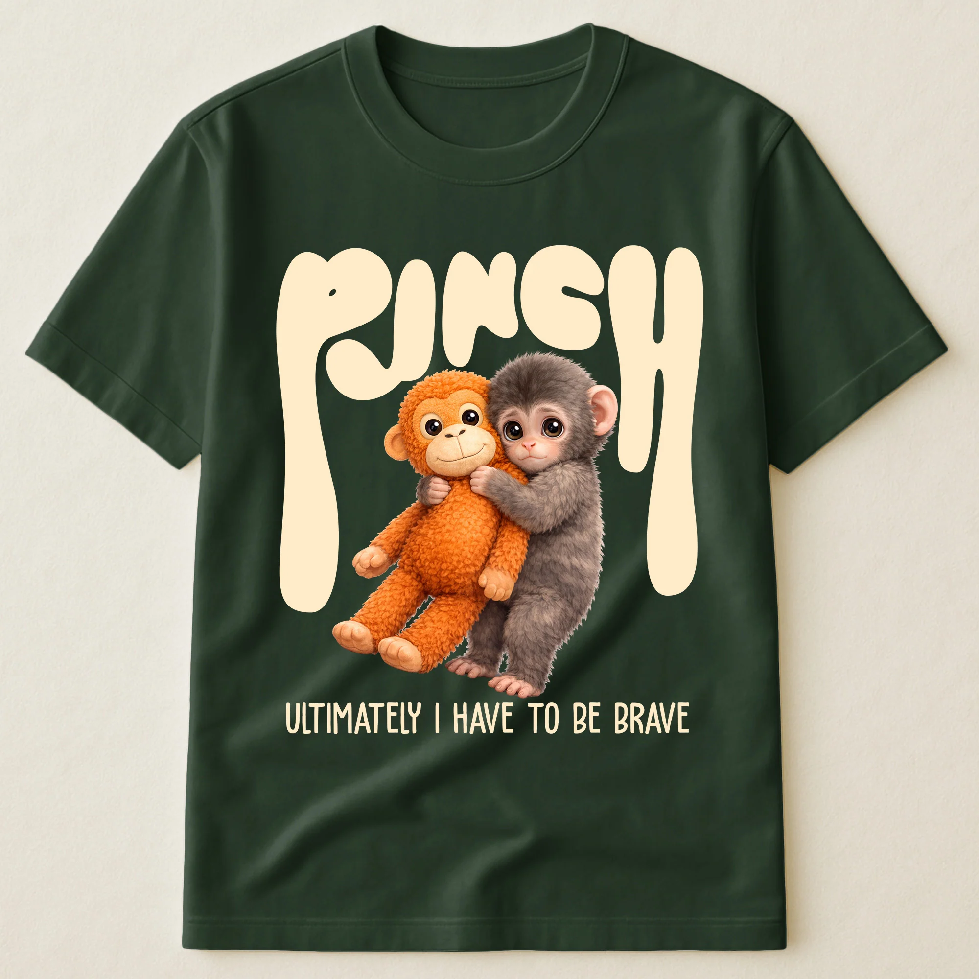 Team Punch Ultimately I Have To Be Brave - Punch Monkey Lovers, Animal Support, Peace Lovers - Shirt - Image 14