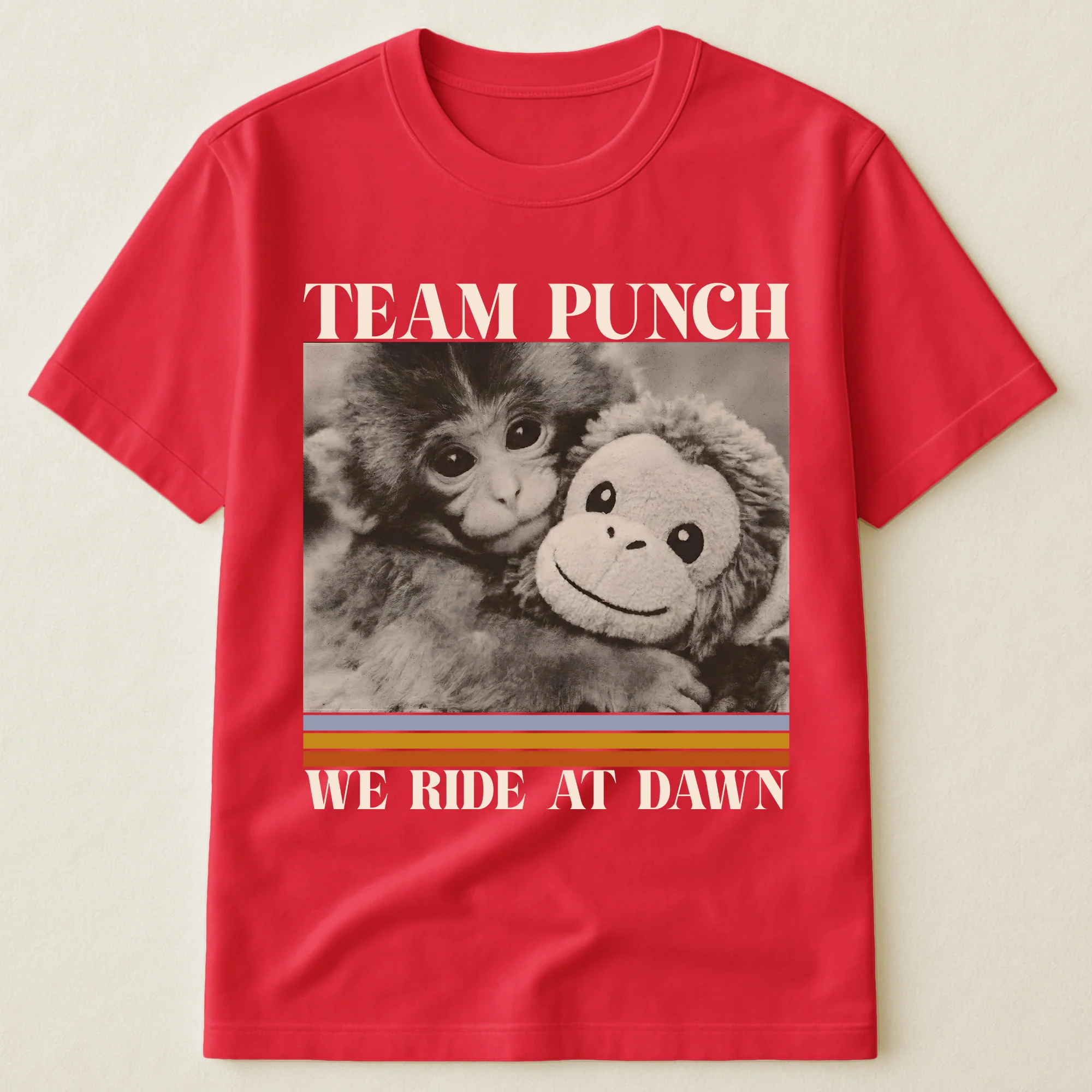 Team Punch We Ride At Dawn - Punch Monkey Lovers, Animal Support, Peace Lovers - Shirt - Image 24