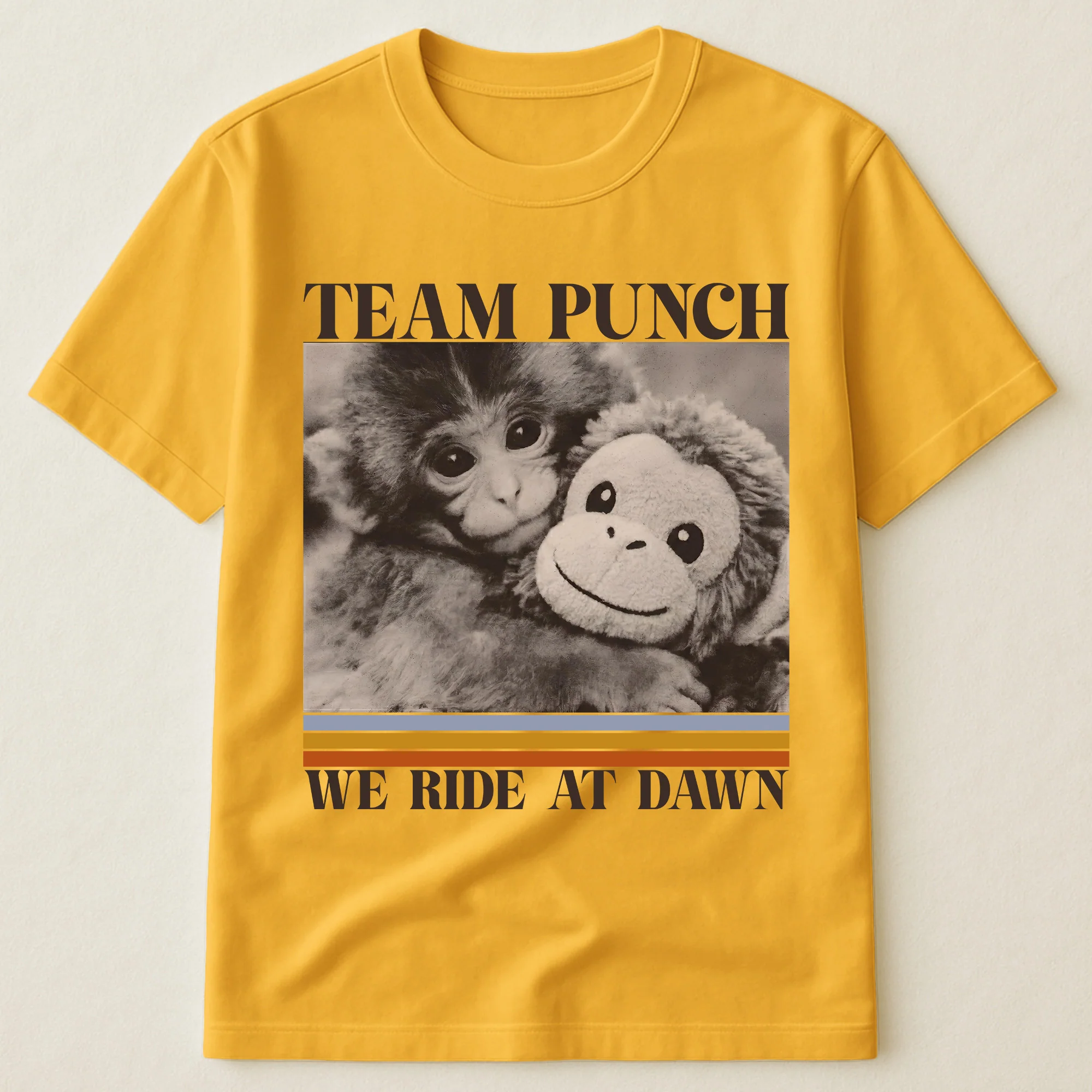 Team Punch We Ride At Dawn - Punch Monkey Lovers, Animal Support, Peace Lovers - Shirt - Image 26