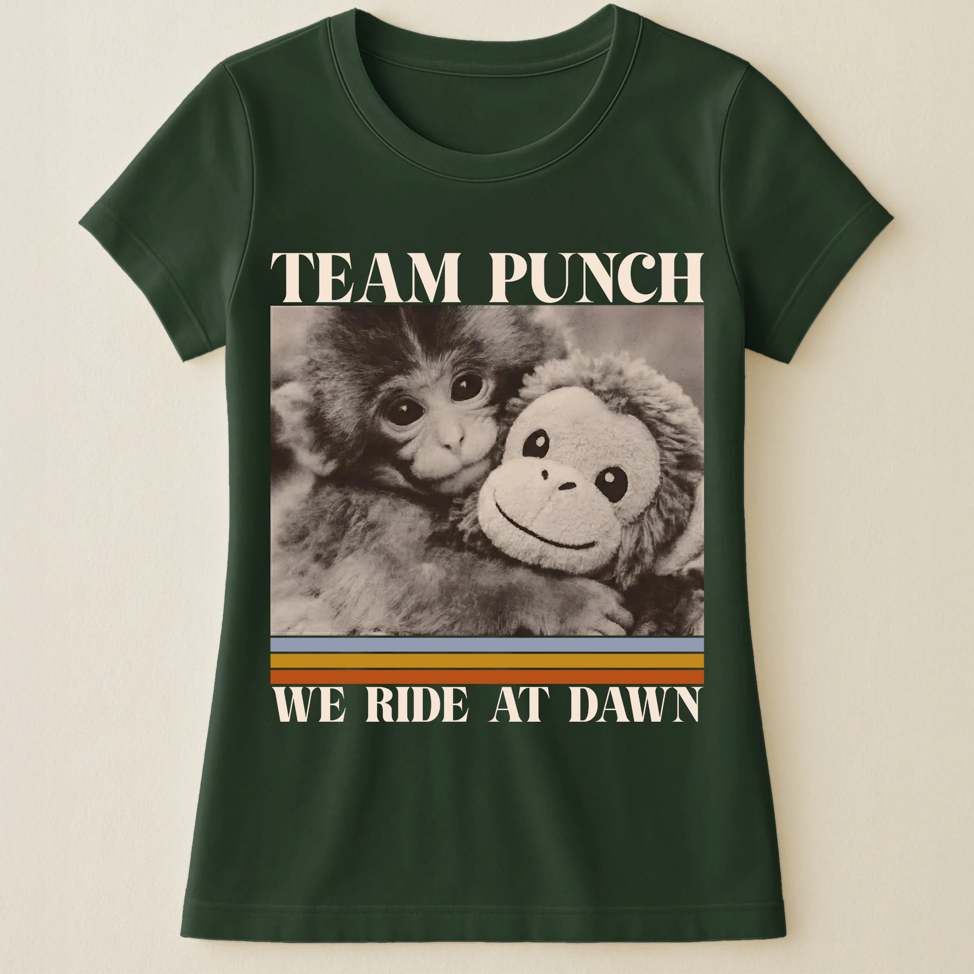 Team Punch We Ride At Dawn - Punch Monkey Lovers, Animal Support, Peace Lovers - Shirt - Image 28