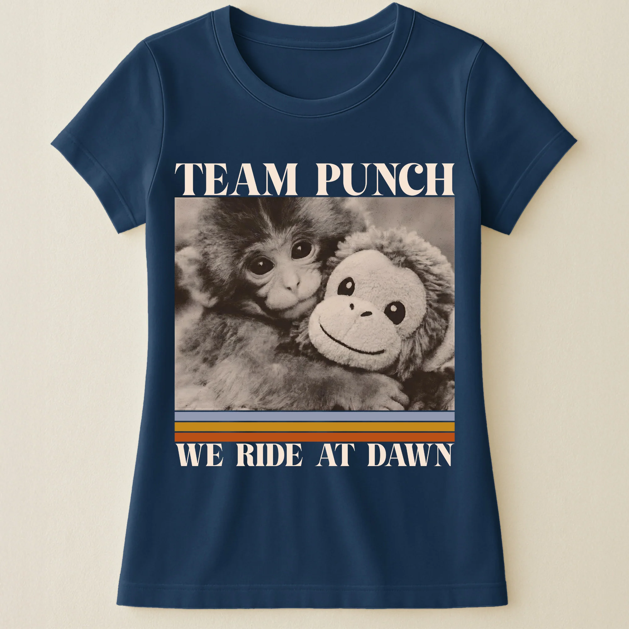 Team Punch We Ride At Dawn - Punch Monkey Lovers, Animal Support, Peace Lovers - Shirt - Image 32