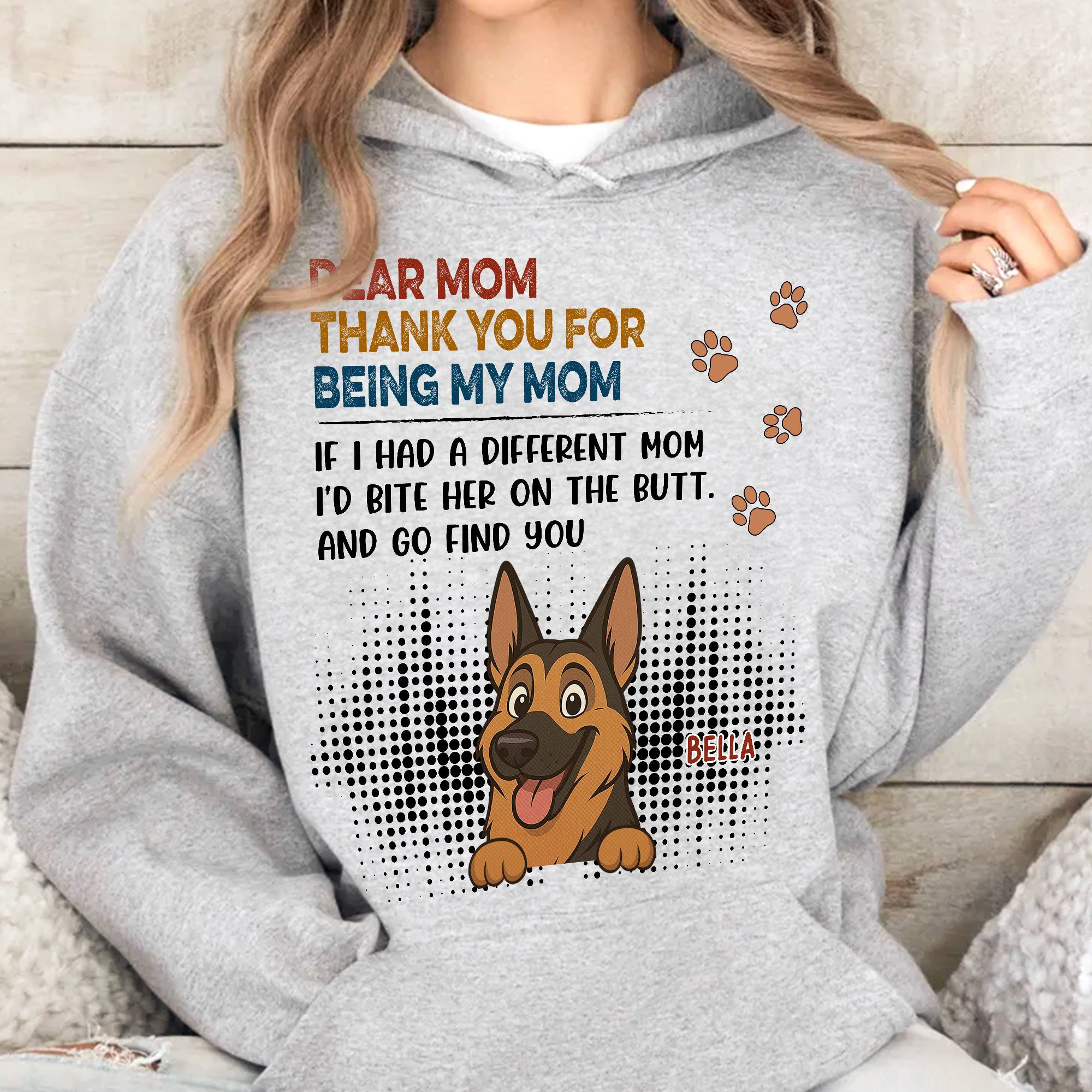 Thank You For Being My Mom - Personalized Shirt - Image 6