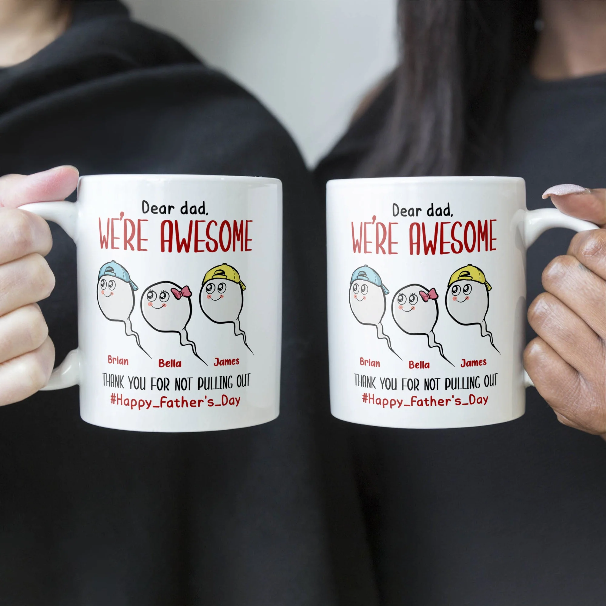 Thank You For Not Pulling Out - Personalized Mug - Image 5