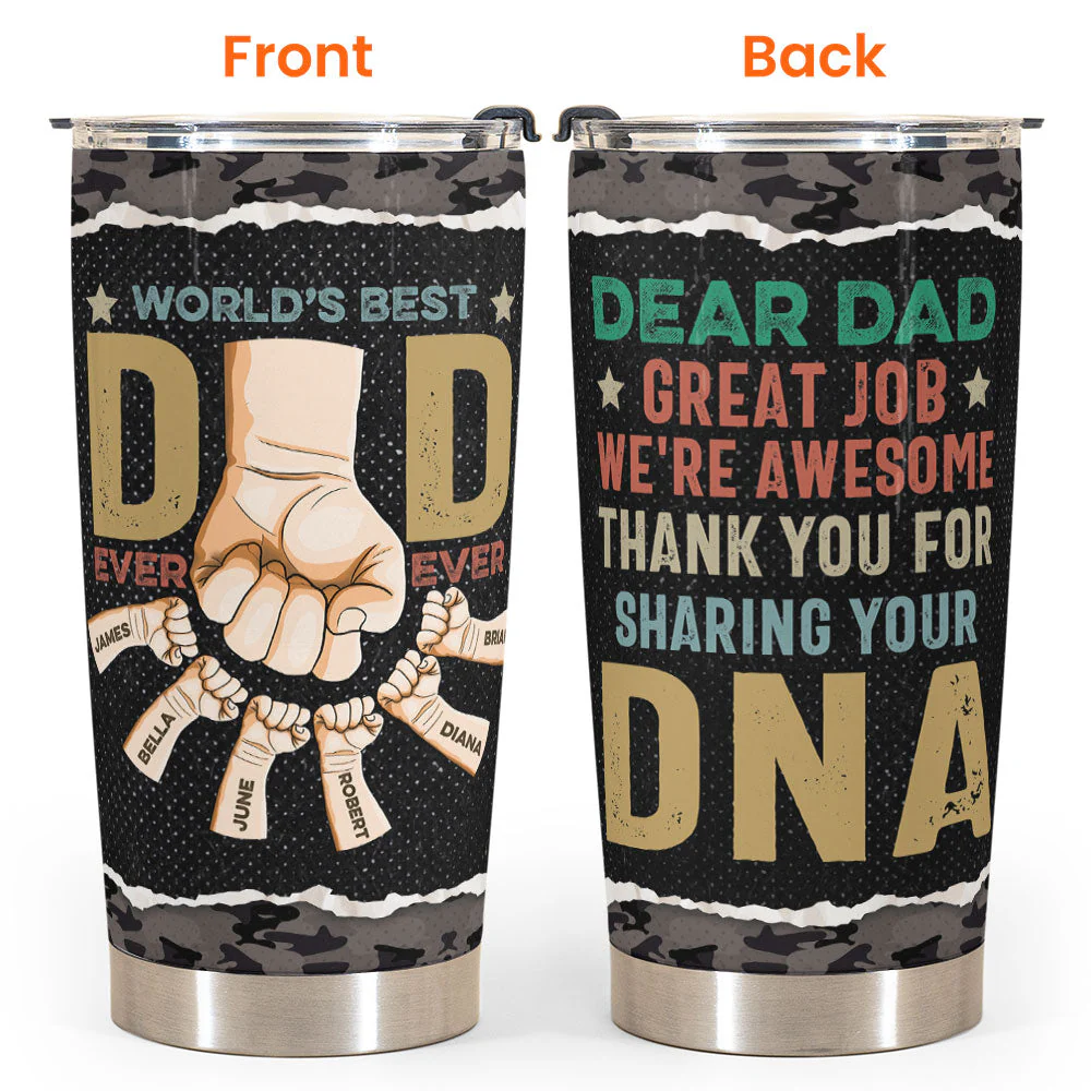 Thank You For Sharing Your DNA - Personalized Tumbler Cup - Birthday, Funny Gift For Mom & Dad - Image 4