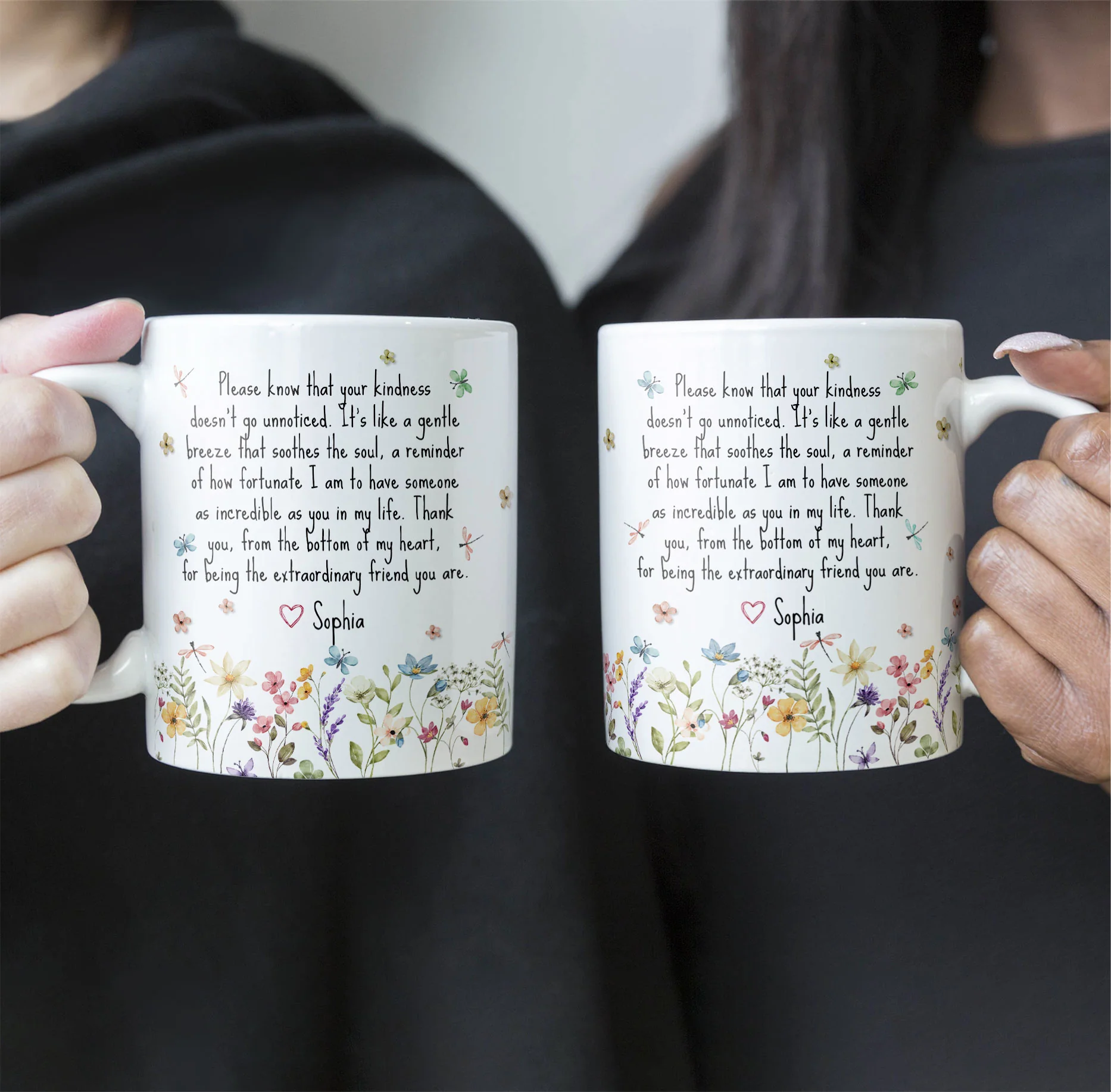 Thank You Gifts For Boss, Coworkers, Friends, Family - For Being The Extraordinary Friend - Personalized Mug - Image 6