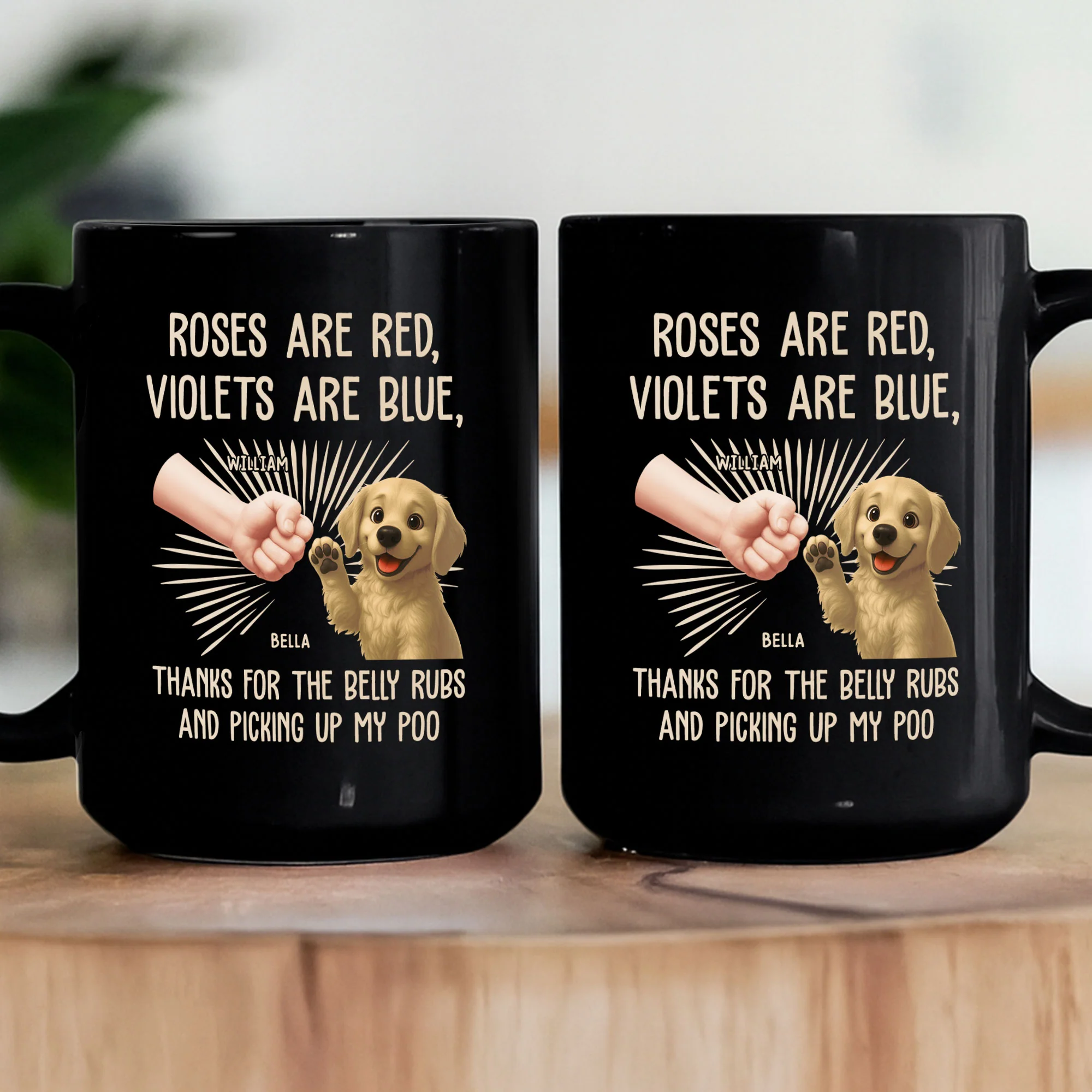 Thanks For Belly Rubs - Personalized Mug - Image 3