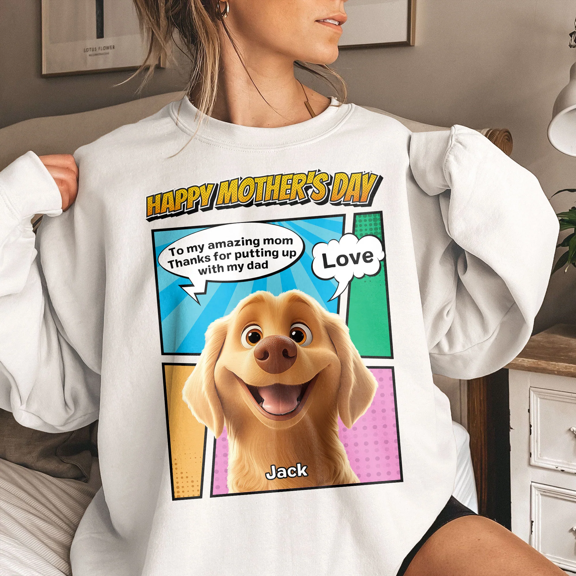 Thanks For Putting Up With My Dad - Personalized Shirt - Image 4