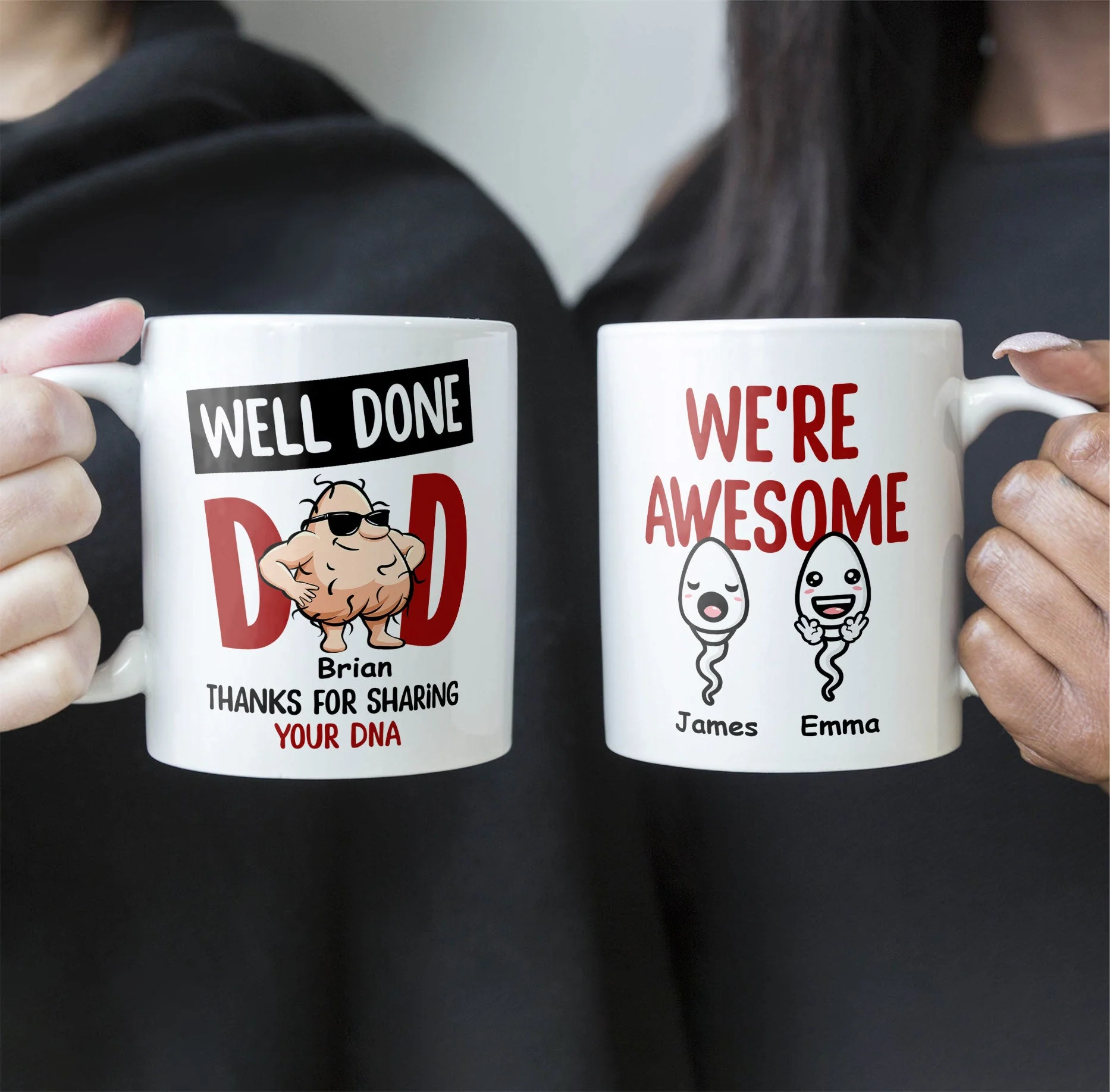 Thanks For Sharing Your DNA - Personalized Mug - Image 3