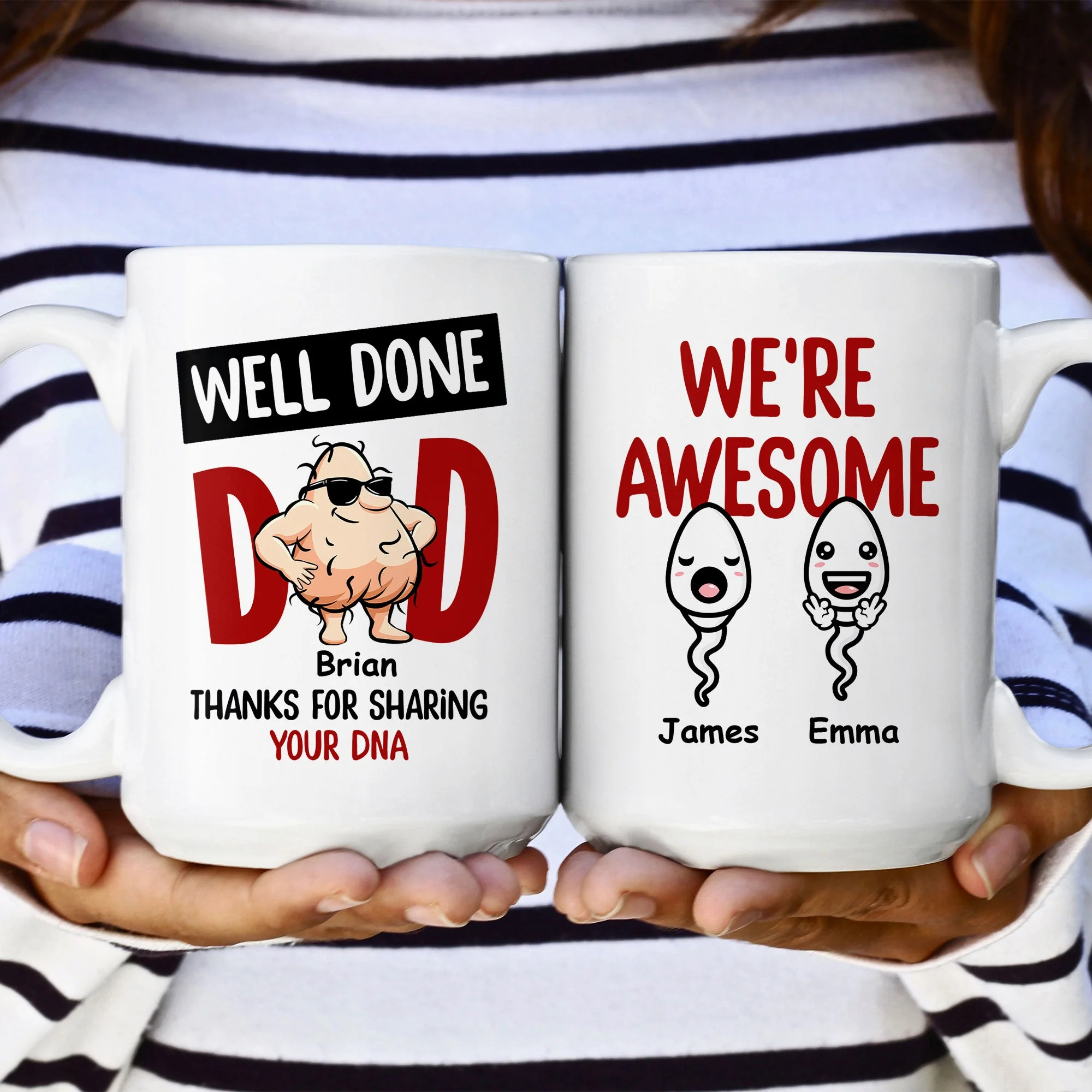 Thanks For Sharing Your DNA - Personalized Mug - Image 5