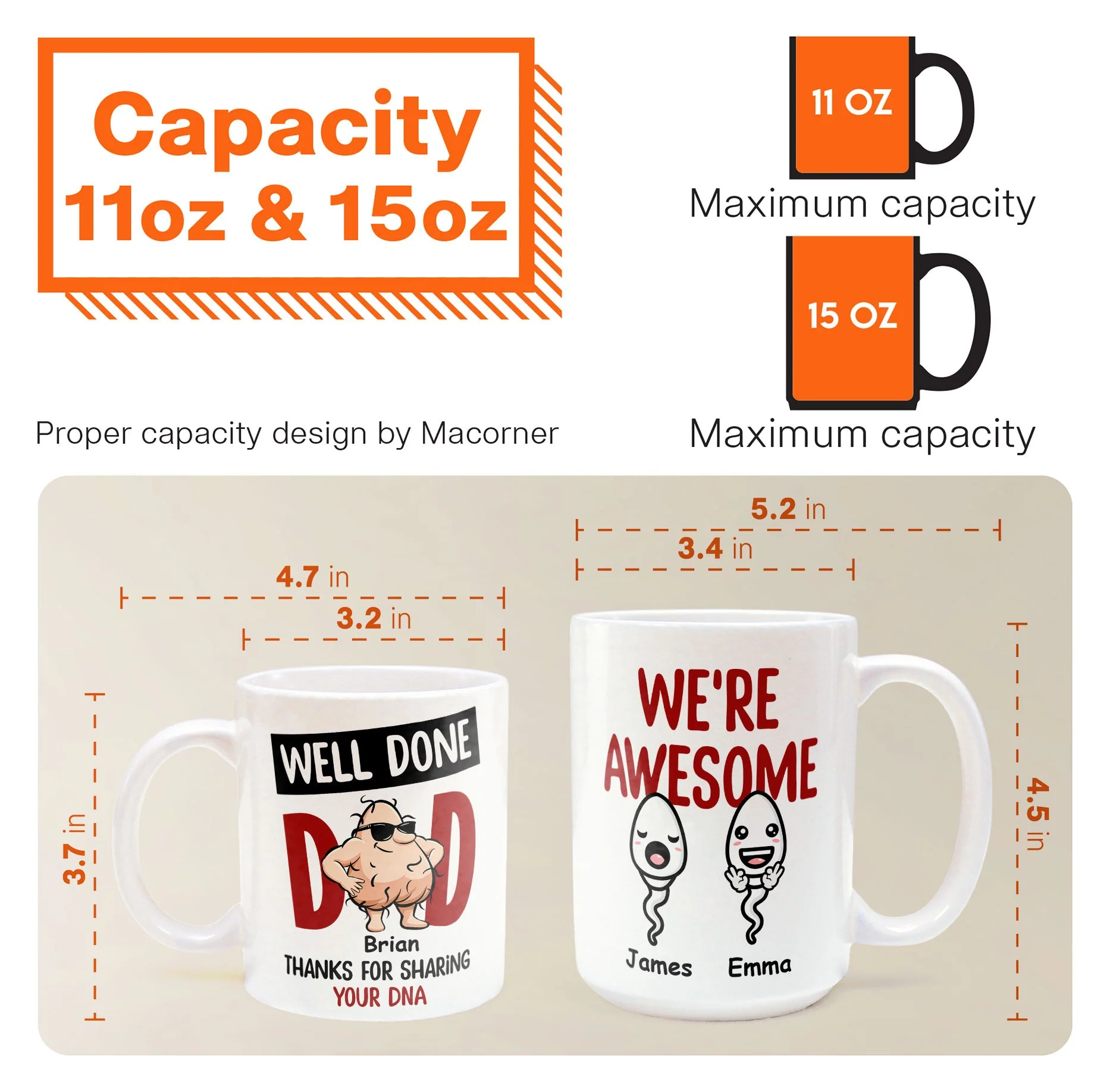 Thanks For Sharing Your DNA - Personalized Mug - Image 7