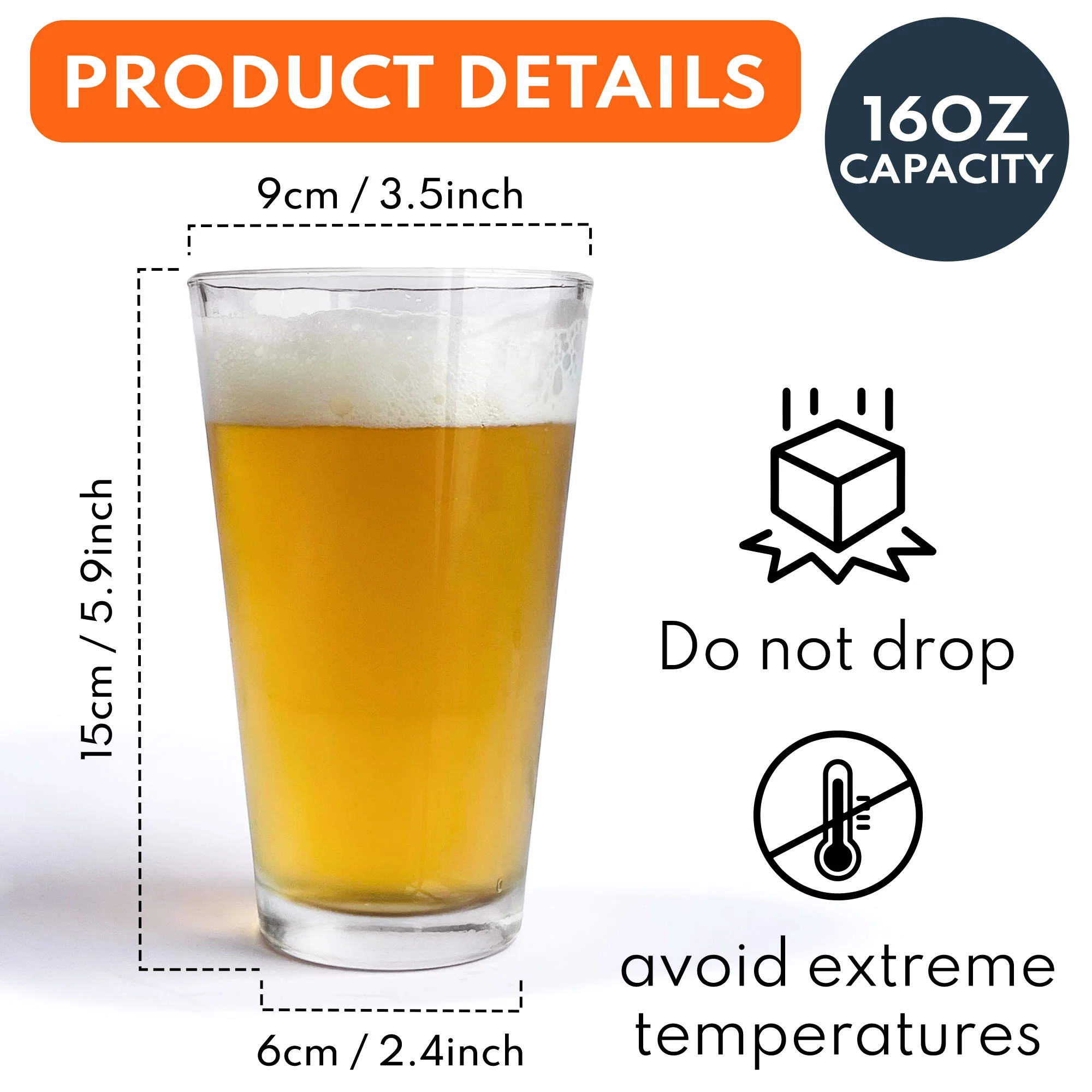 Thanks For Wiping My Stuff - Personalized Beer Glass - Image 2