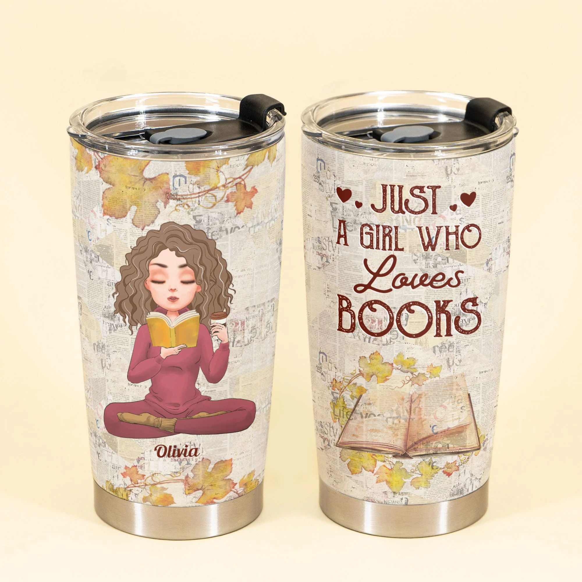 That's What I Do I Read Books - Personalized Tumbler Cup - Birthday Gift For Book Lovers - Image 2