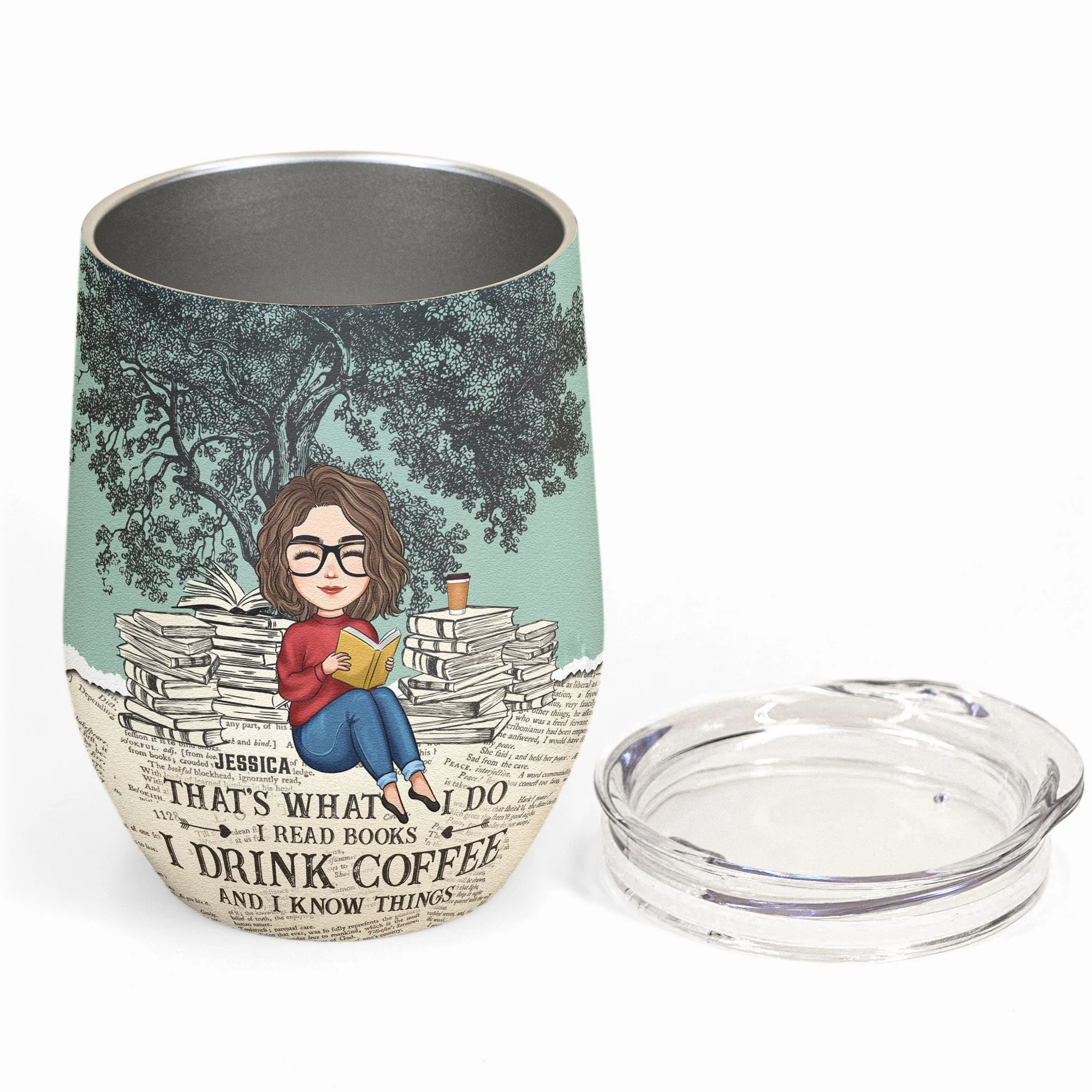 That's What I Do - Personalized Wine Tumbler - Image 2