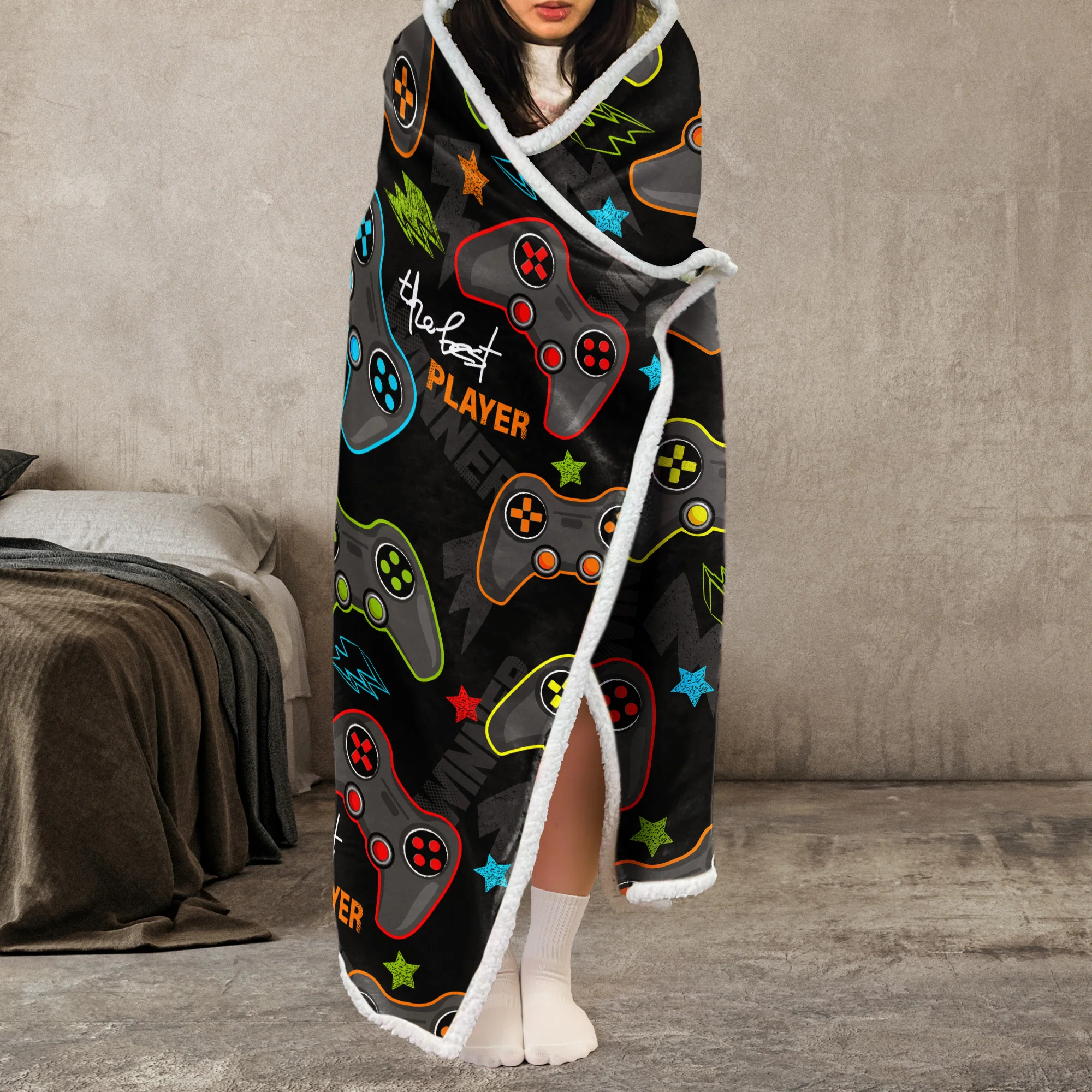 The Best Player Wearable Blanket Hoodie - Image 3