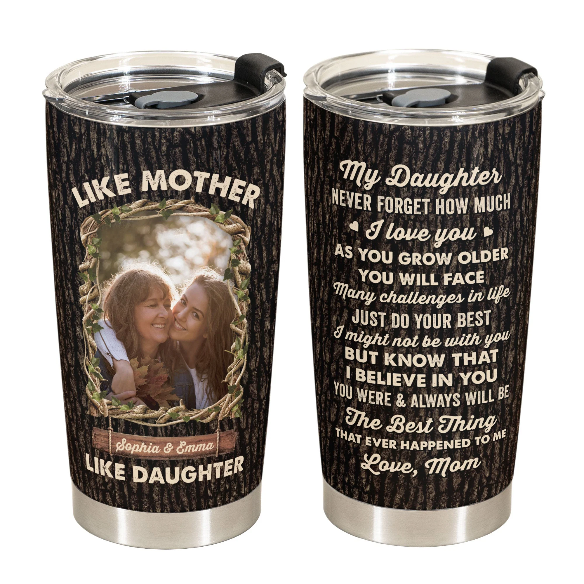 The Best Thing Happened In My Life - Personalized Photo Tumbler Cup - Birthday, Loving Gift For Daughter, Son - From Parents - Image 3