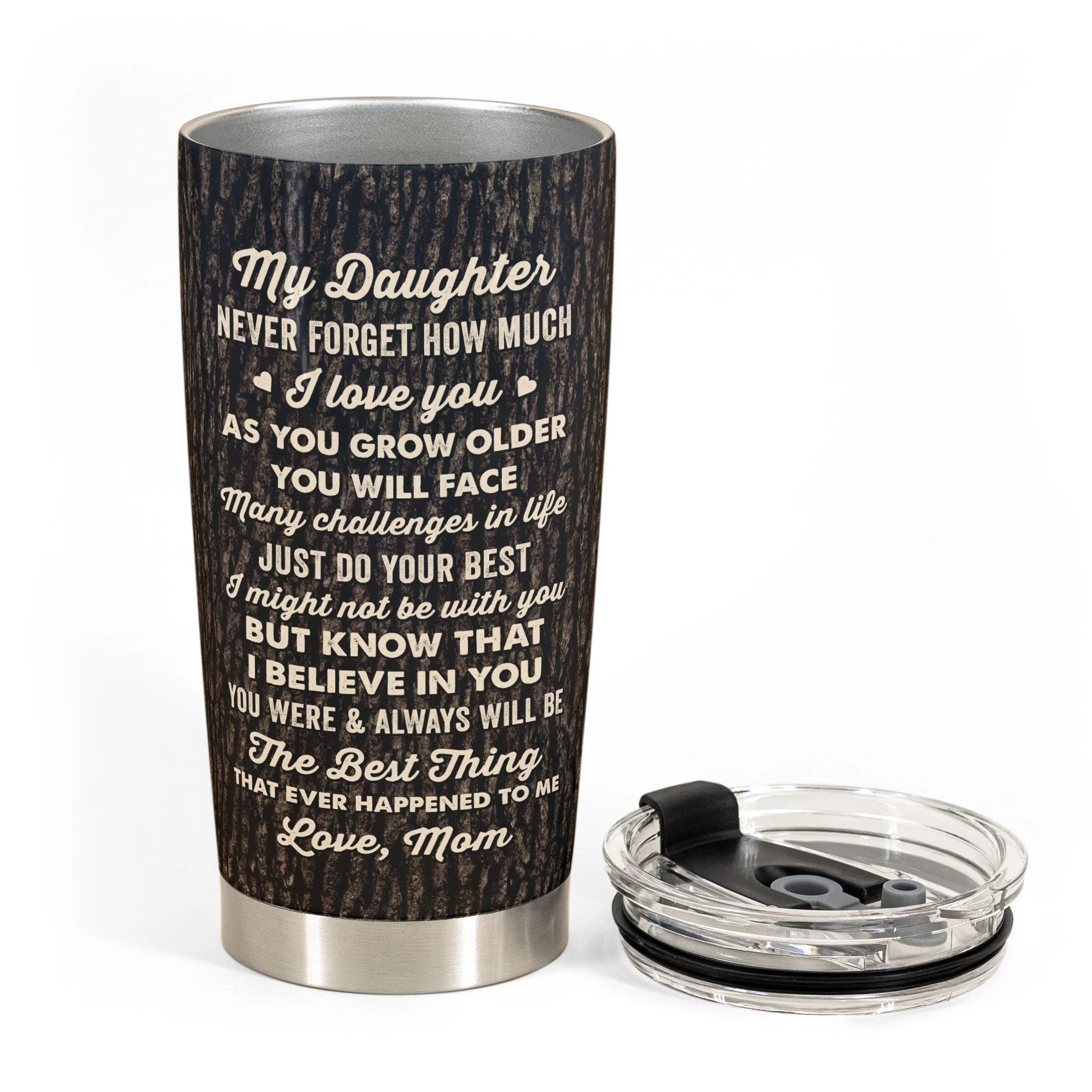 The Best Thing Happened In My Life - Personalized Photo Tumbler Cup - Birthday, Loving Gift For Daughter, Son - From Parents - Image 4