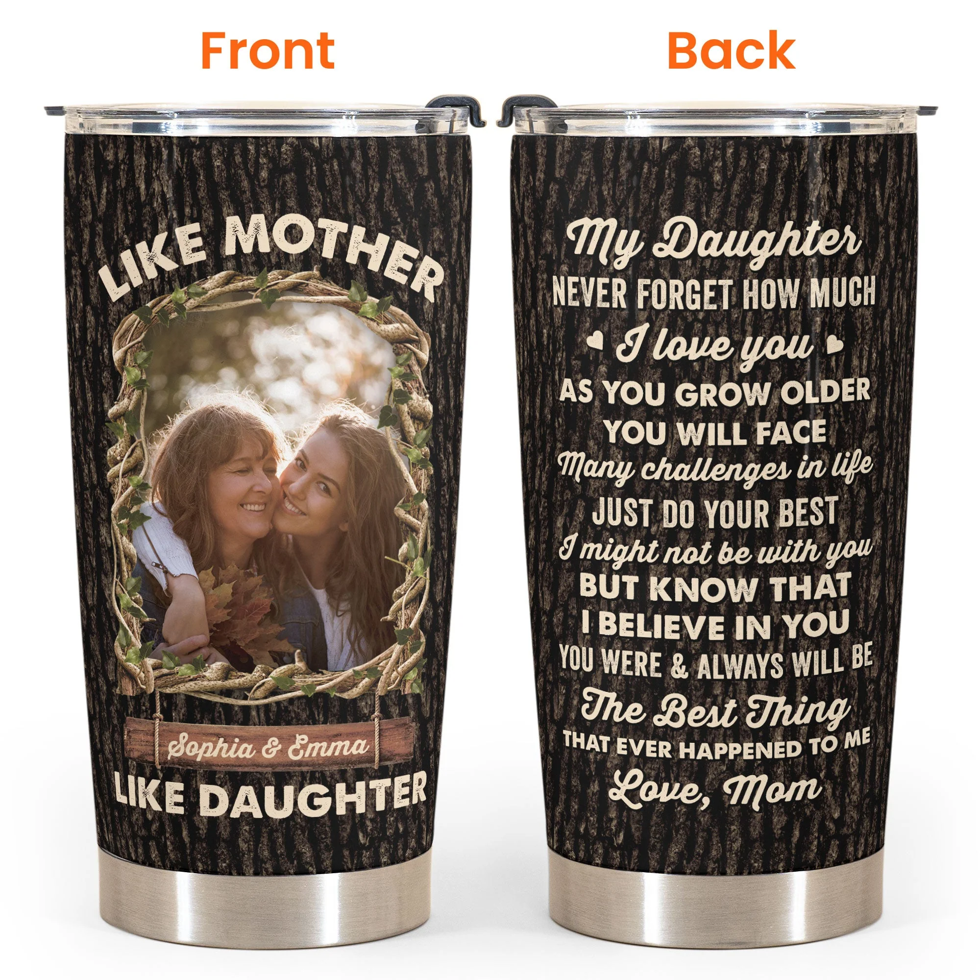 The Best Thing Happened In My Life - Personalized Photo Tumbler Cup - Birthday, Loving Gift For Daughter, Son - From Parents - Image 5