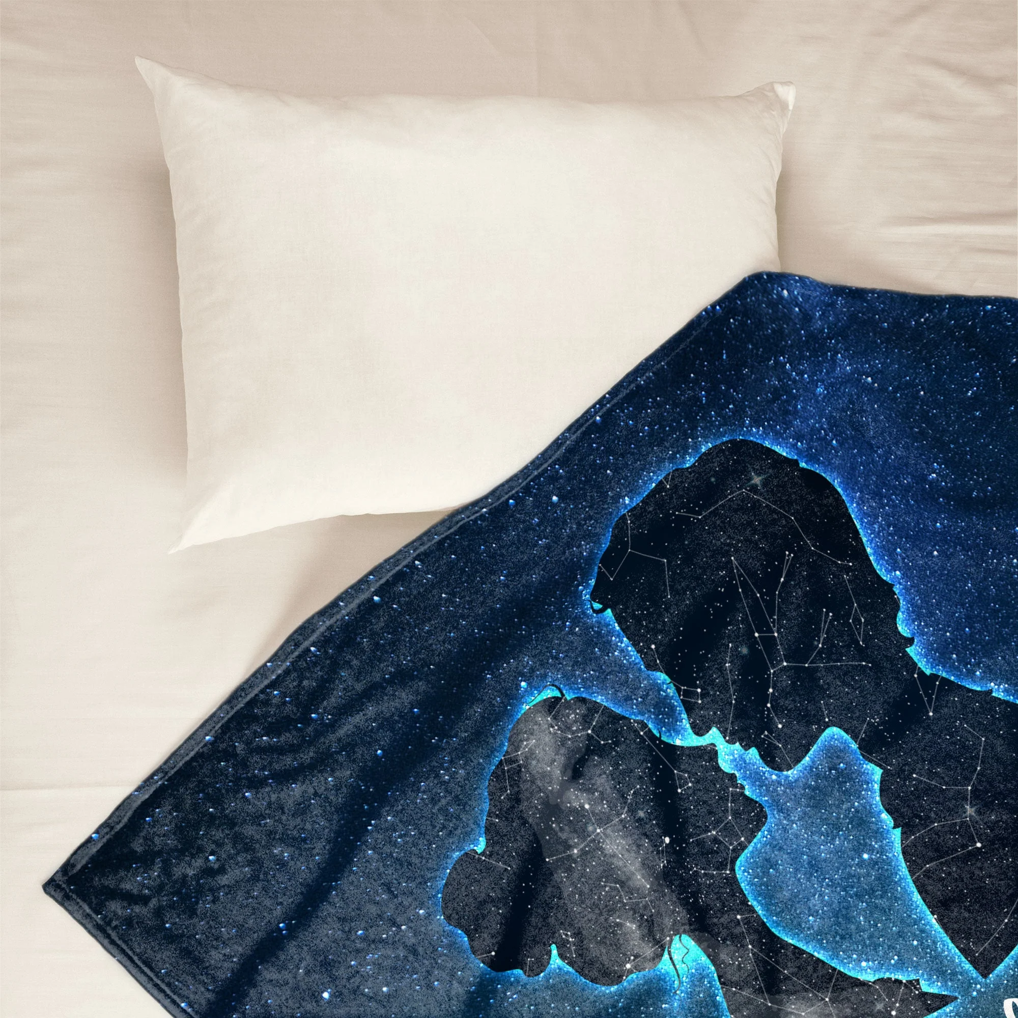 The Day I Met You I Found The One Whom My Soul Loves - Personalized Blanket - Image 2