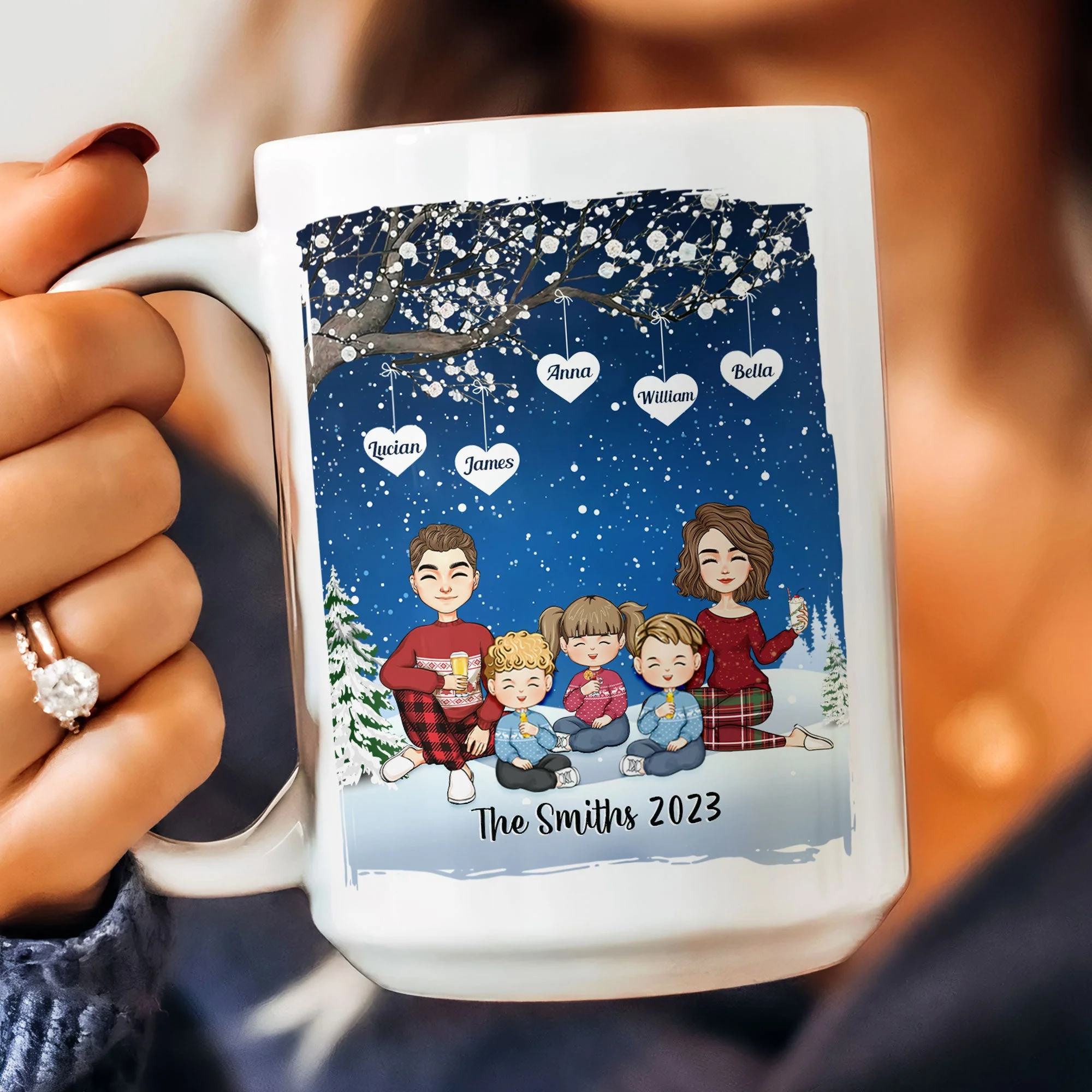 The Family - Personalized Mug - Image 4