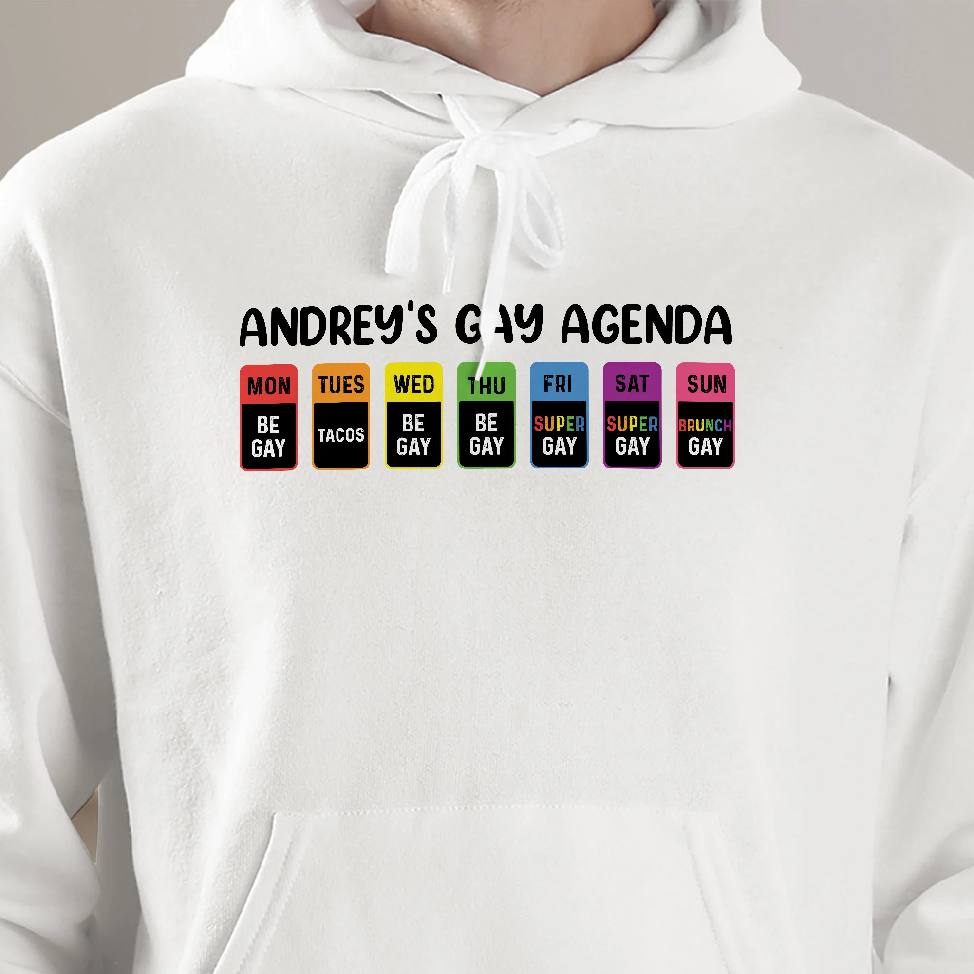 The Gay Agenda - Personalized Shirt - Image 7
