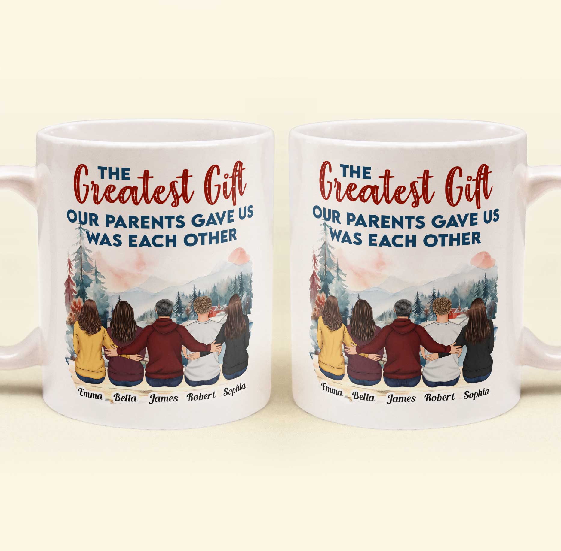 The Gift Our Parents Gave Us - Personalized Mug - Image 3
