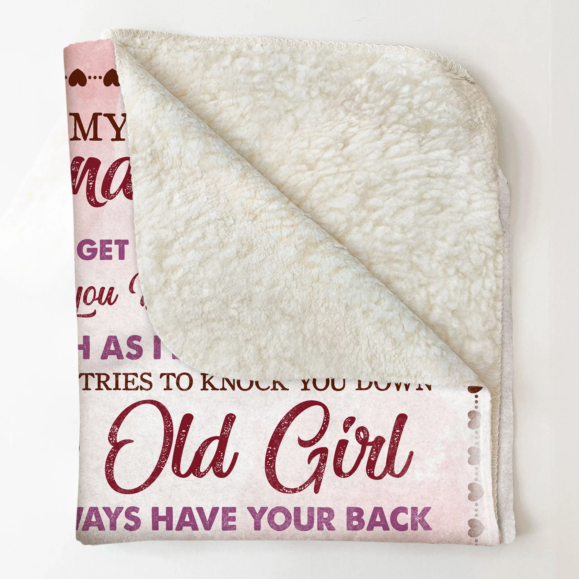 The Love Between Grandma And Granddaughter - Personalized Blanket - Image 4