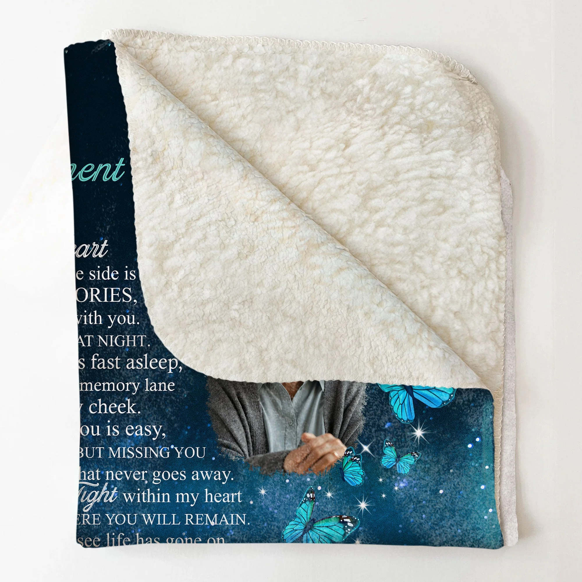 The Moment That You Left Me - Personalized Photo Blanket - Image 5