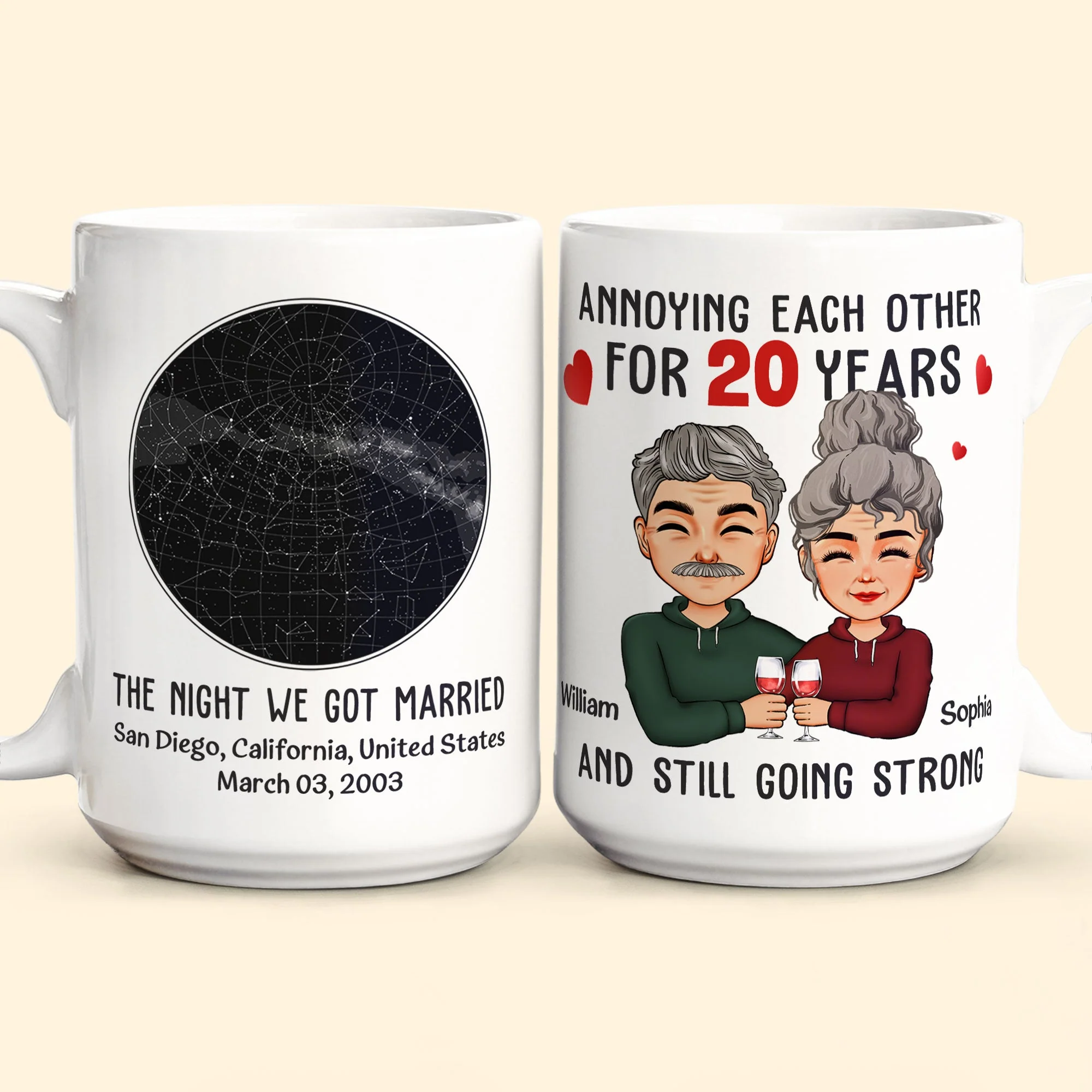 The Night We Got Married - Personalized Mug - Image 2