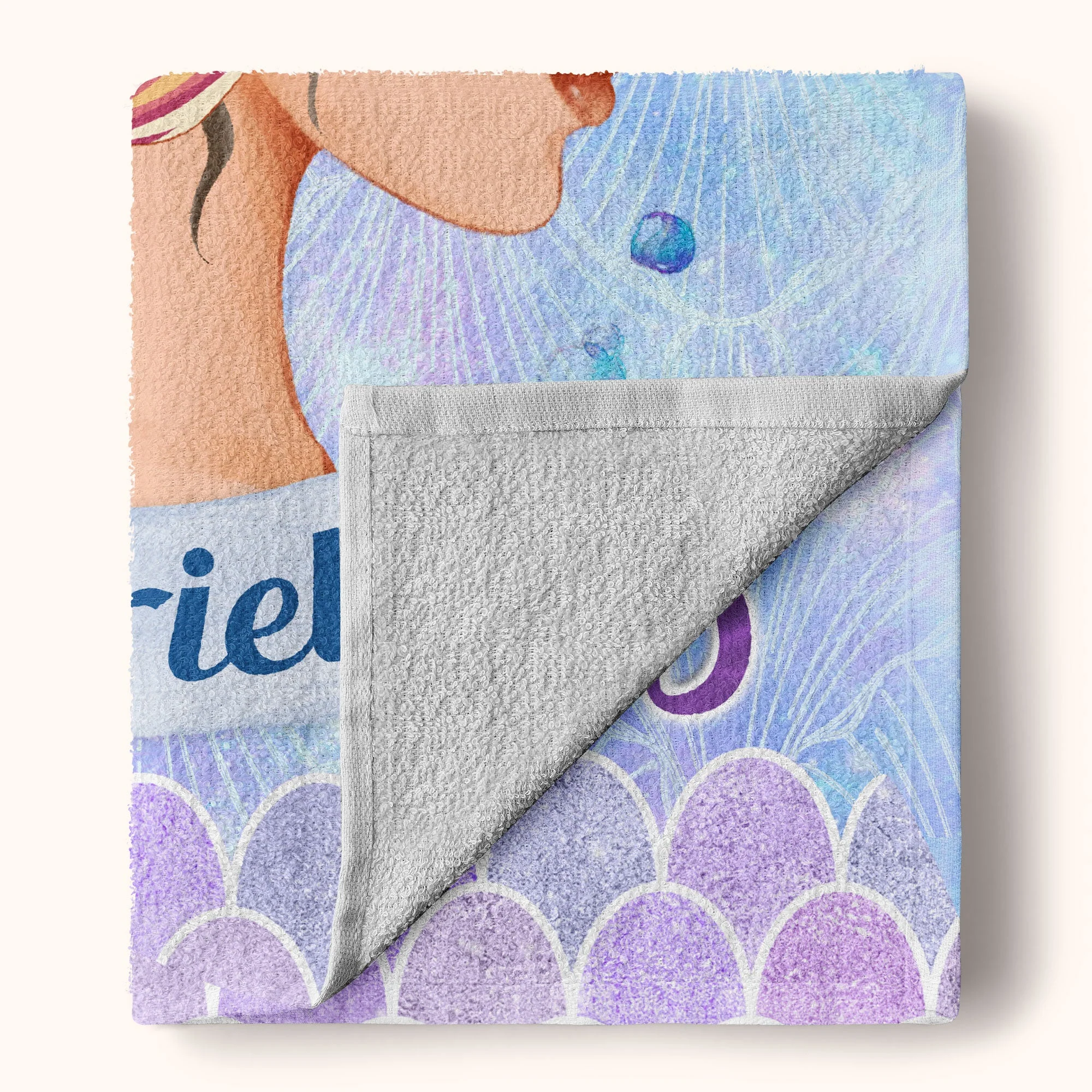 The Ocean In Their Souls - Personalized Beach Towel - Image 3