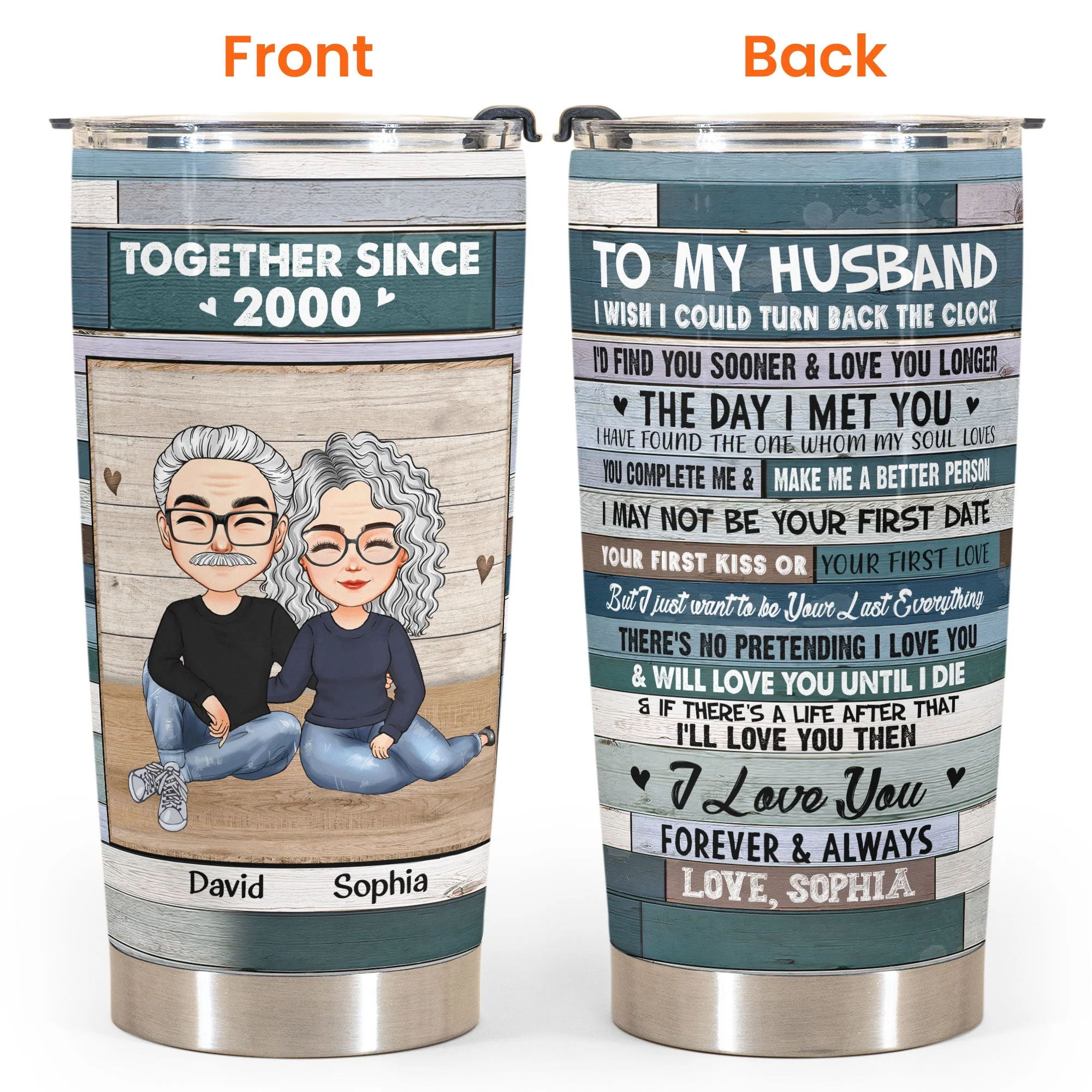 The One Whom My Soul Loves - Personalized Tumbler Cup - Image 4