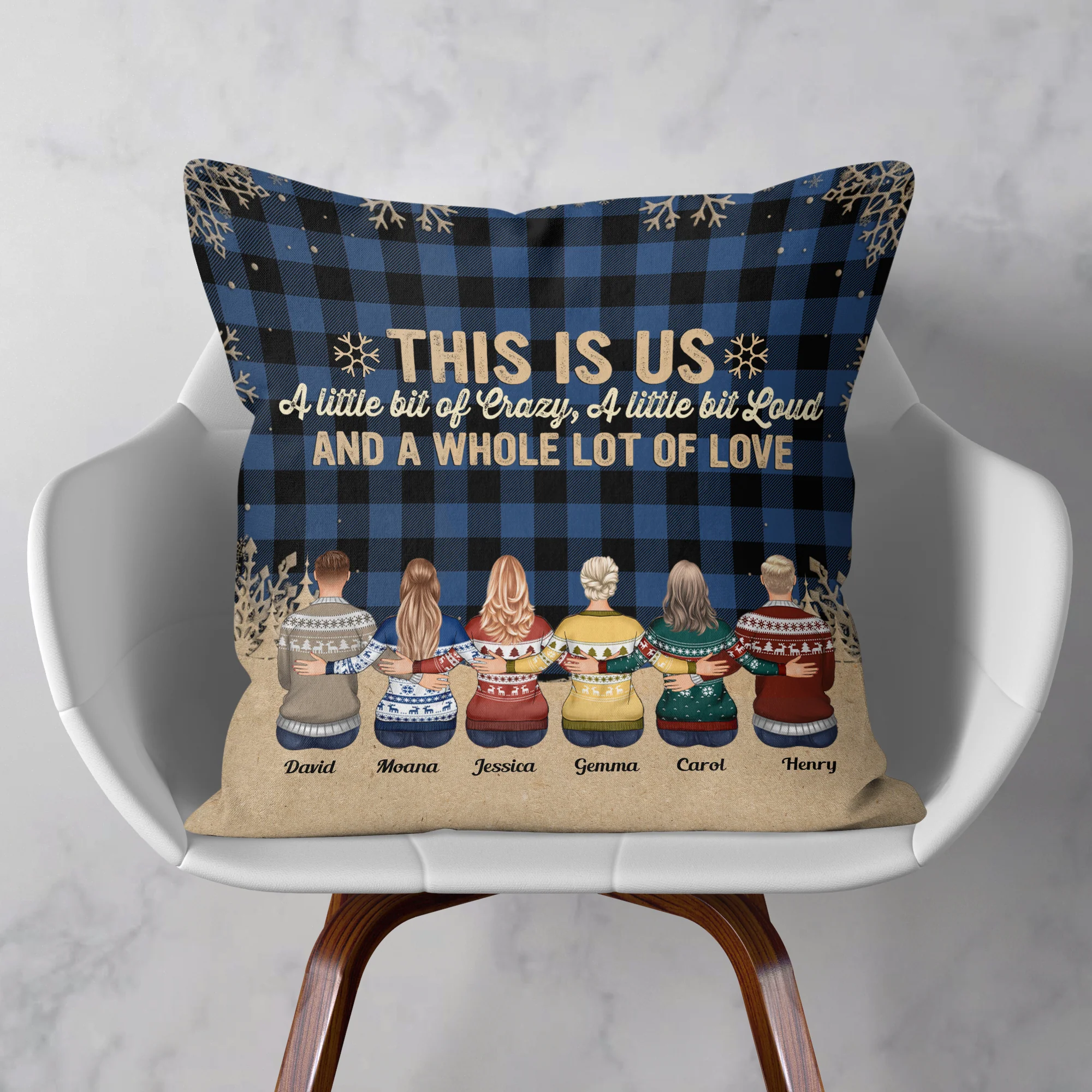 There Is No Greater Gift Than Brothers & Sisters - Personalized Pillow (Insert Included) - Image 5