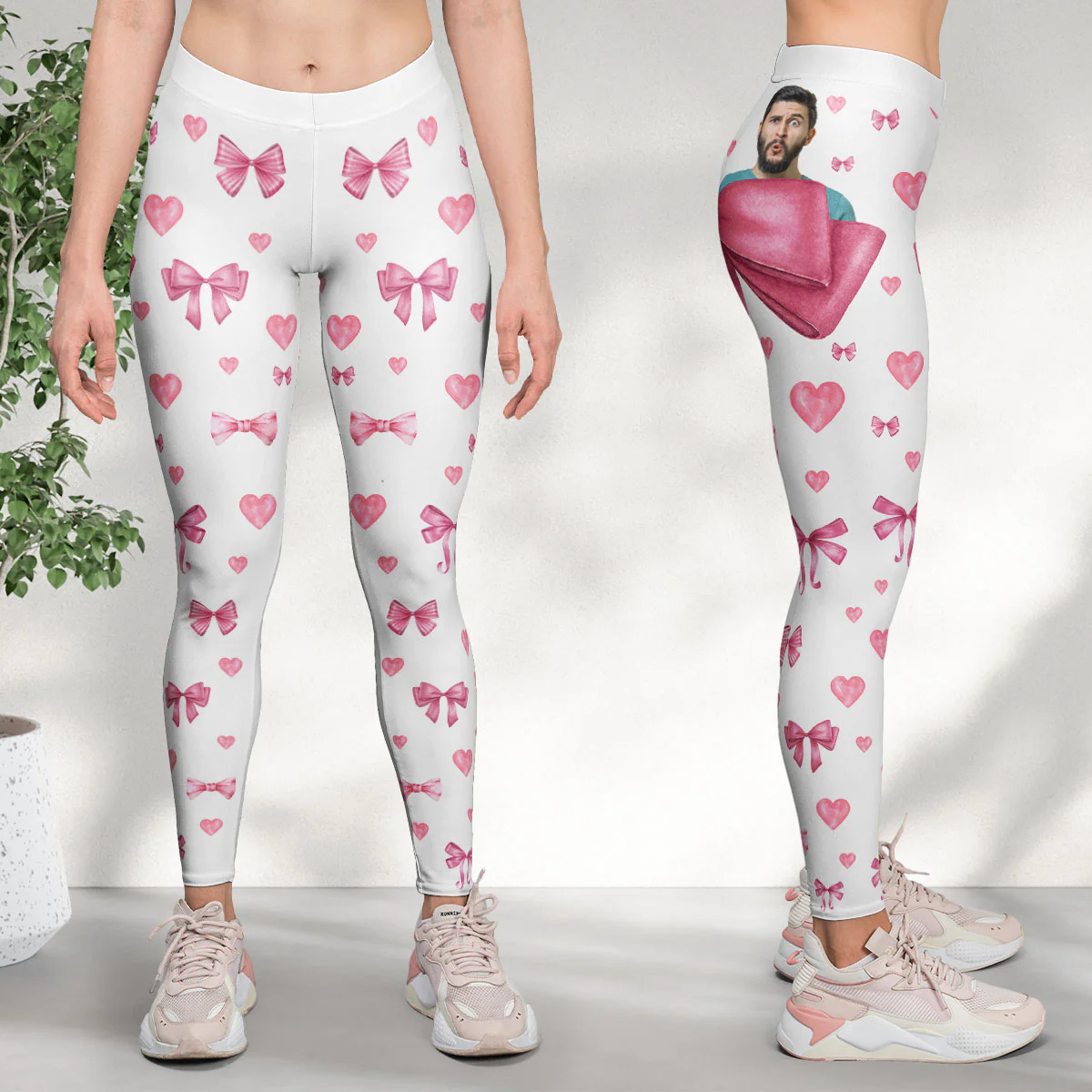 These Sweet Cheeks Belong To - Personalized Photo Leggings - Image 2