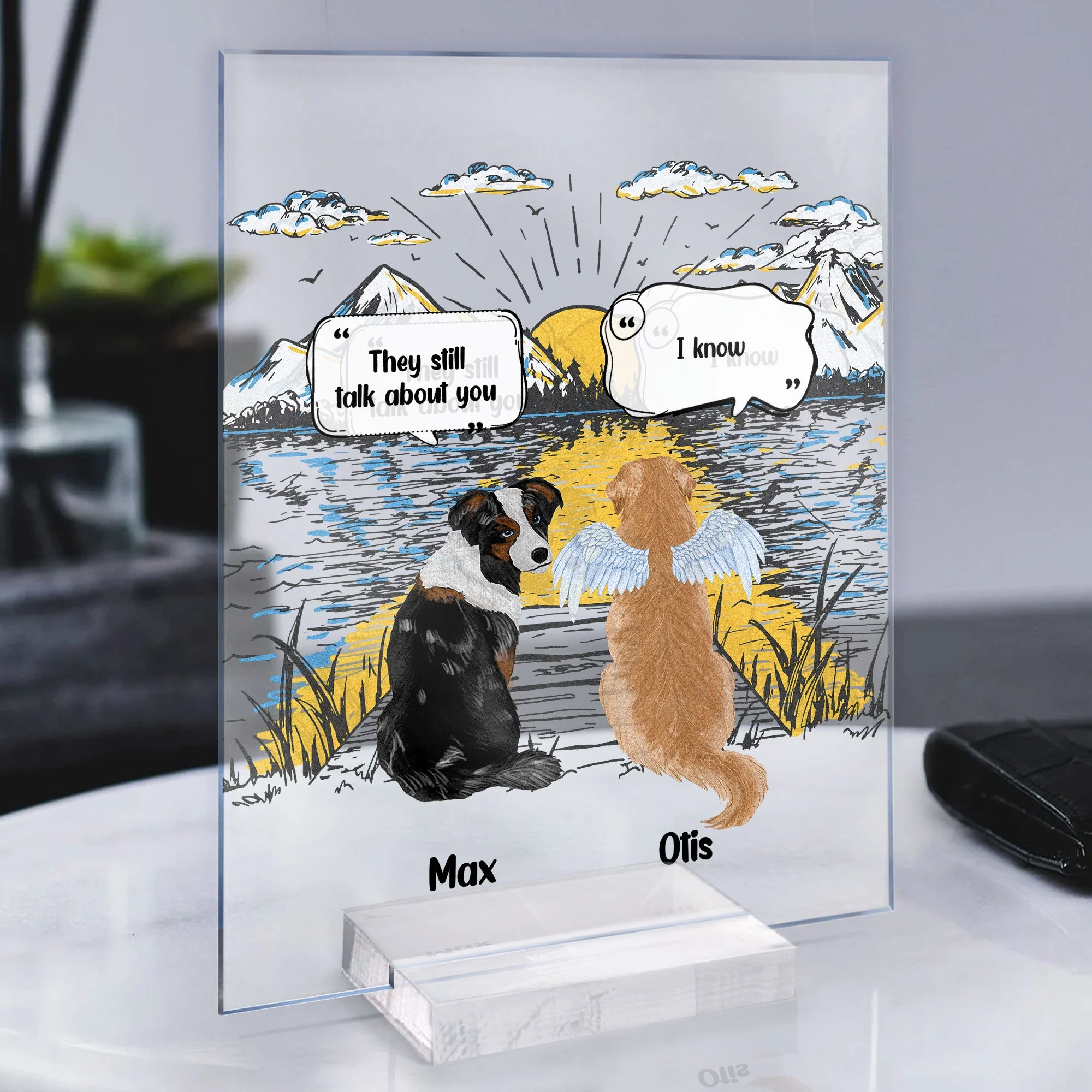 They Still Talk About You - Personalized Acrylic Plaque - Image 4