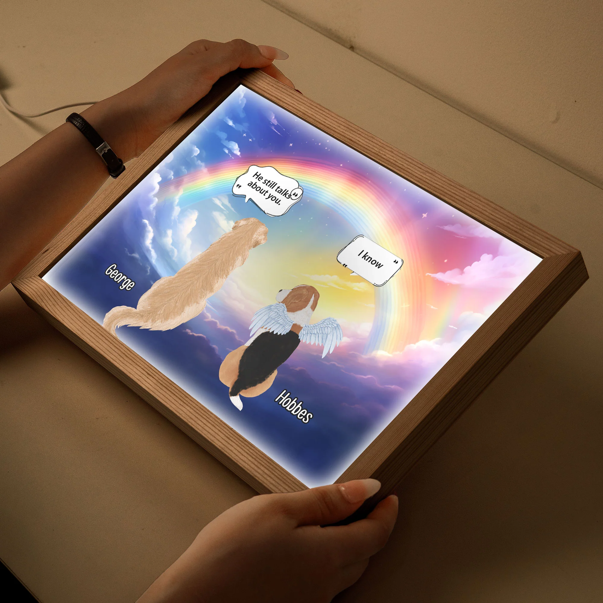 They Still Talk About You - Personalized Light Up Picture Frame - Image 6